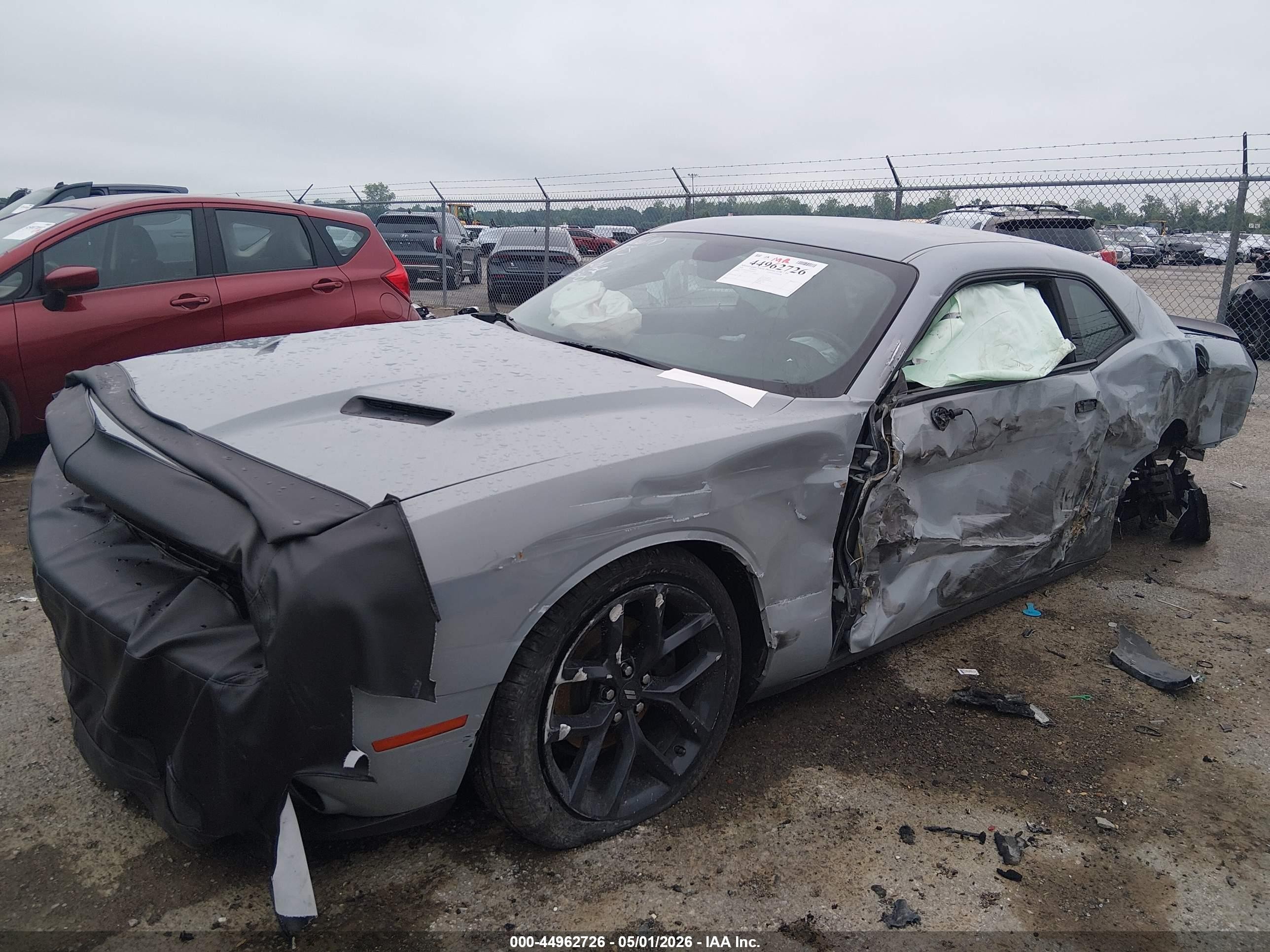 2020 Dodge Challenger Sxt Gray vin: 2C3CDZAG7LH202310