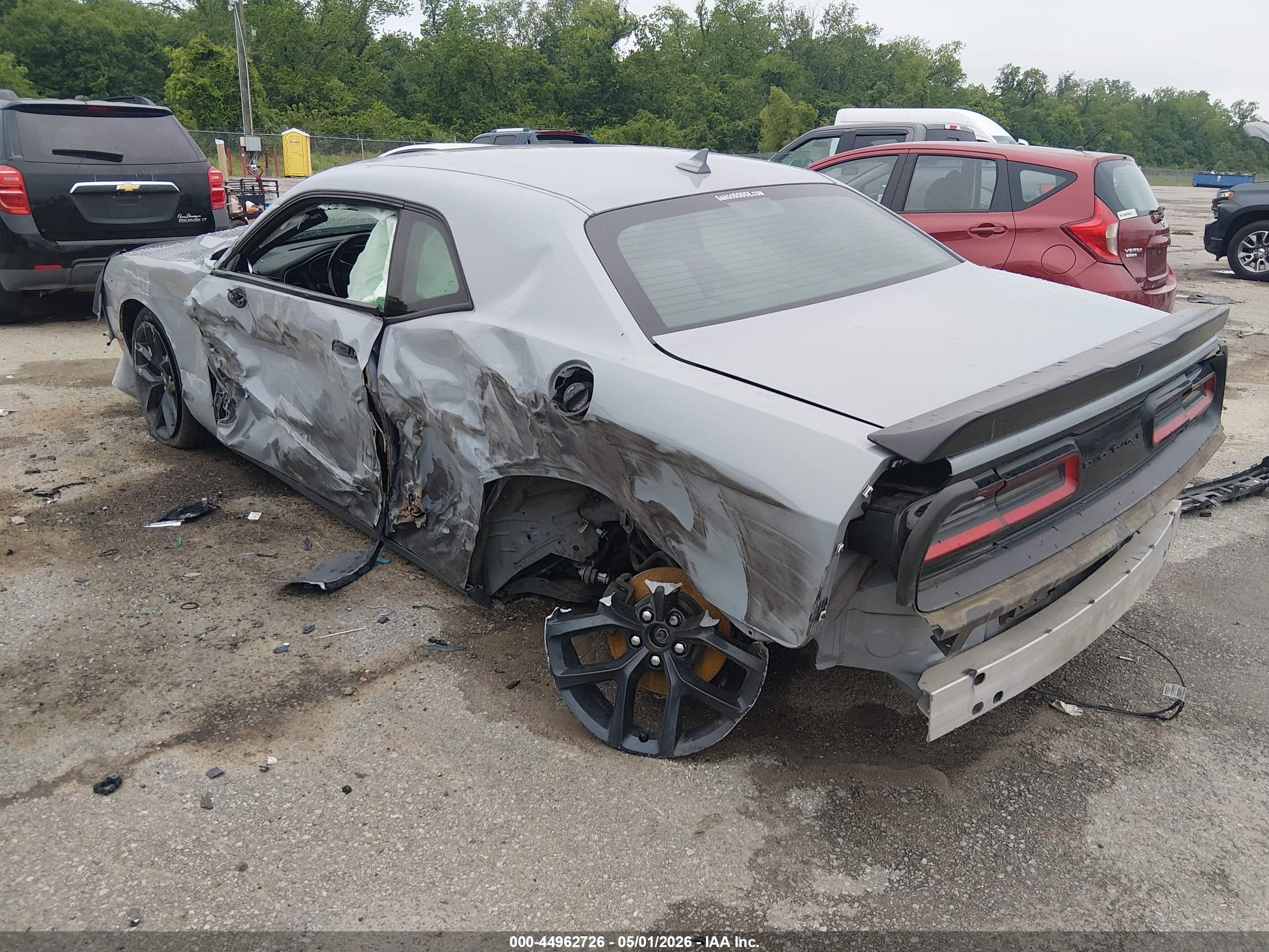 2020 Dodge Challenger Sxt Gray vin: 2C3CDZAG7LH202310