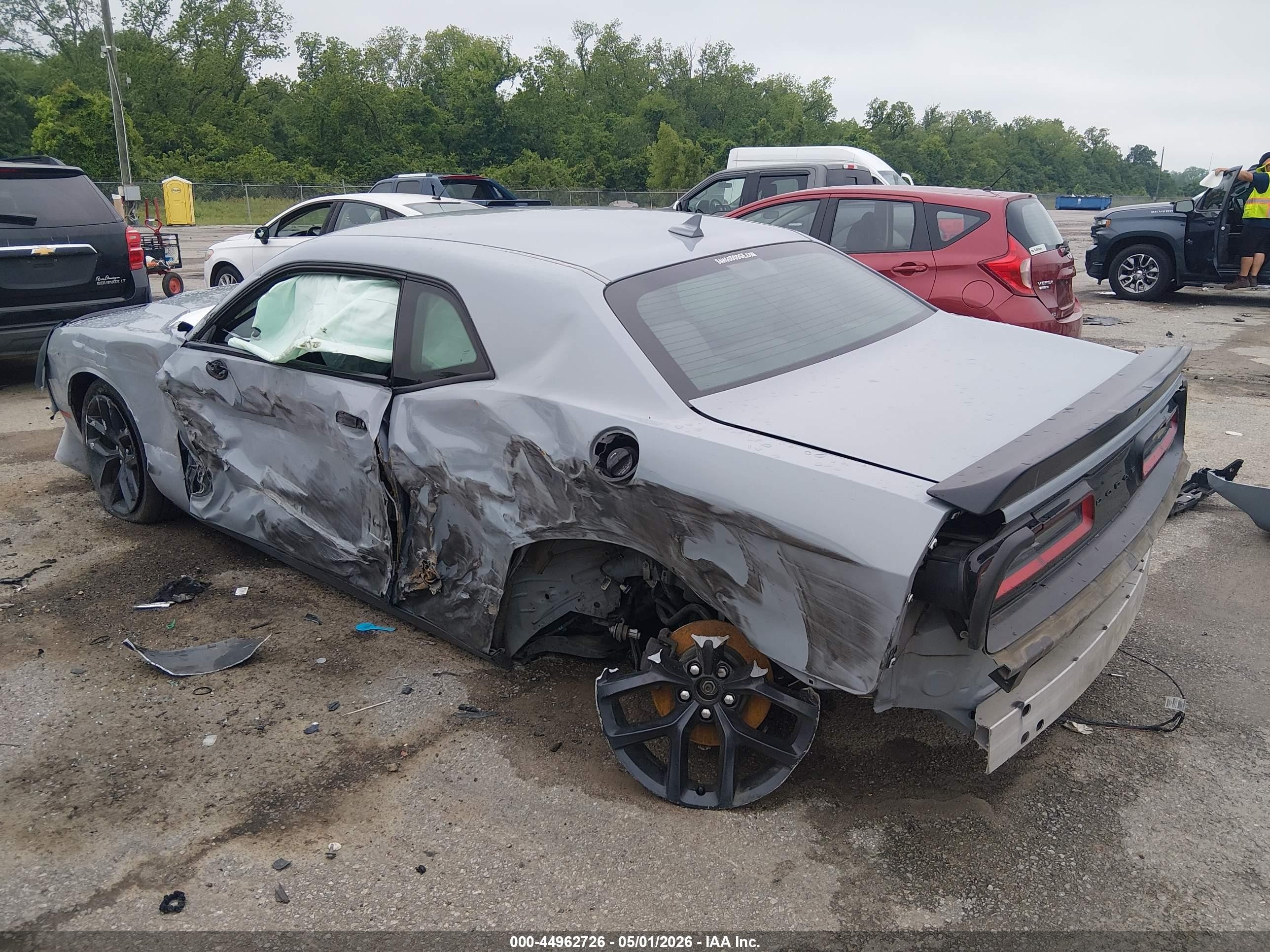 2020 Dodge Challenger Sxt Gray vin: 2C3CDZAG7LH202310