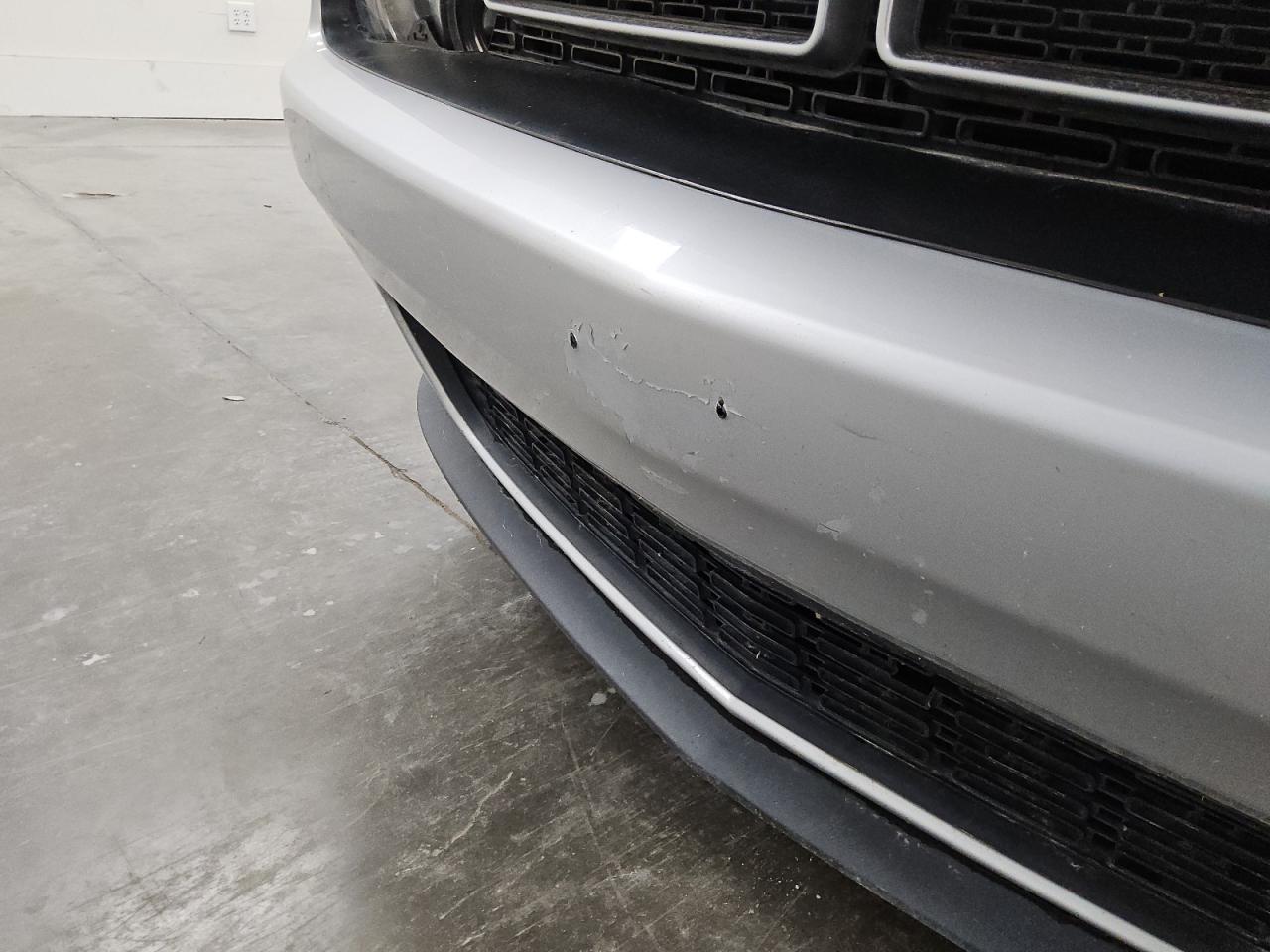 2020 Dodge Challenger Sxt Silver vin: 2C3CDZAG7LH230382 Damage: Front Bumper, Peeling, 6 To 7 Inches