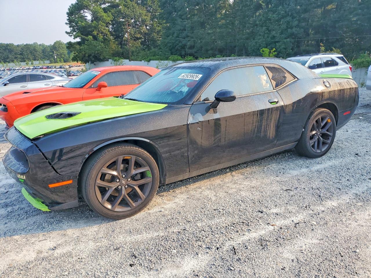 2021 Dodge Challenger Sxt Black vin: 2C3CDZAG7MH572982