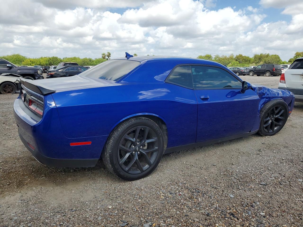 2022 Dodge Challenger Sxt Blue vin: 2C3CDZAG7NH165262