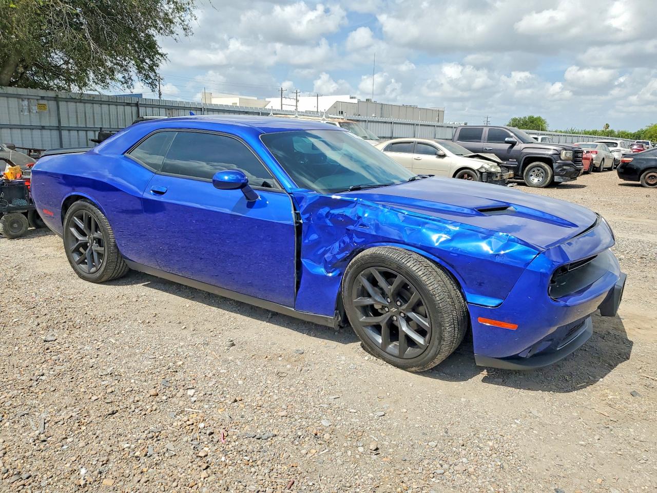 2022 Dodge Challenger Sxt Blue vin: 2C3CDZAG7NH165262