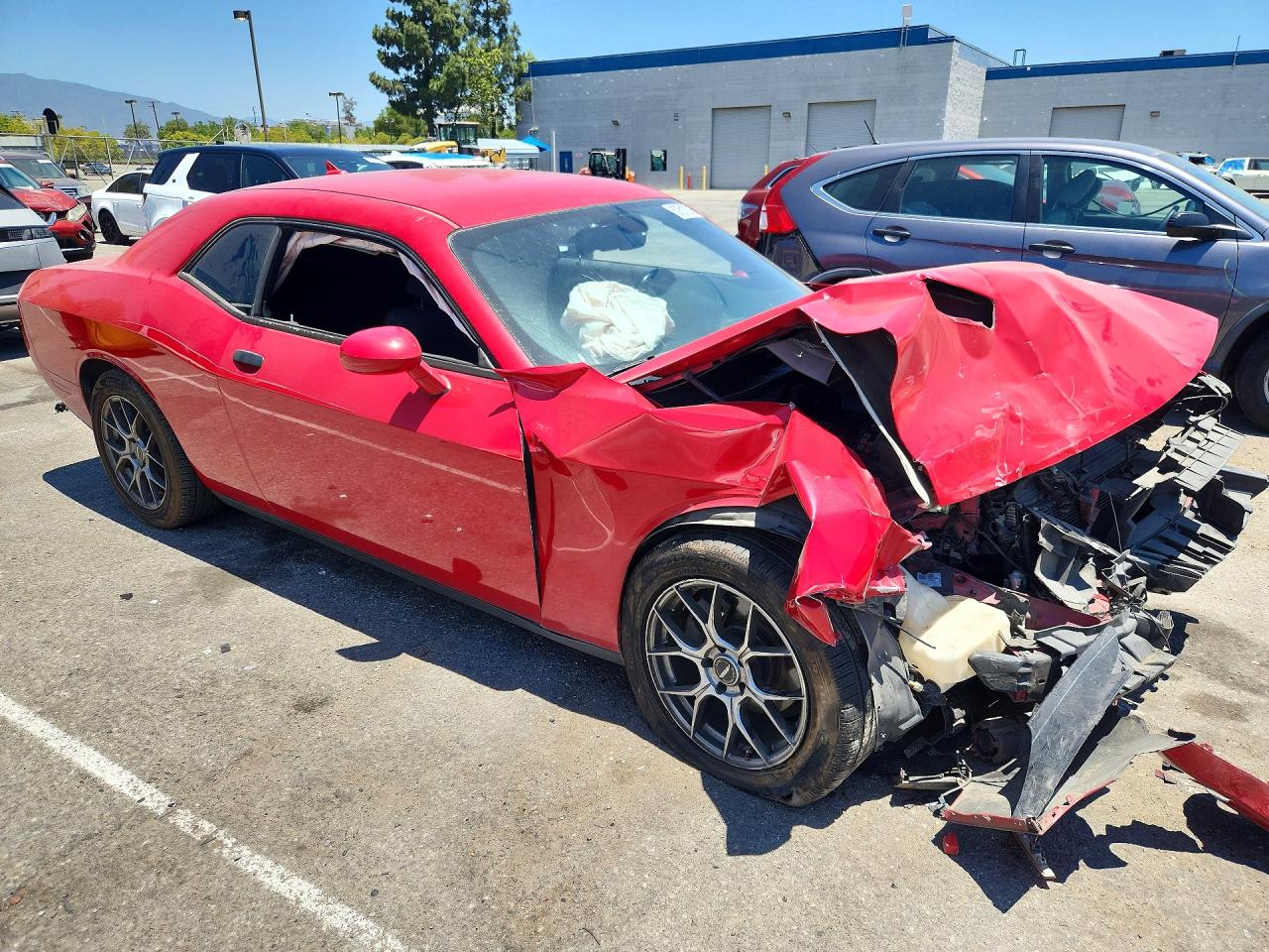2015 Dodge Challenger Sxt Red vin: 2C3CDZAG8FH740664