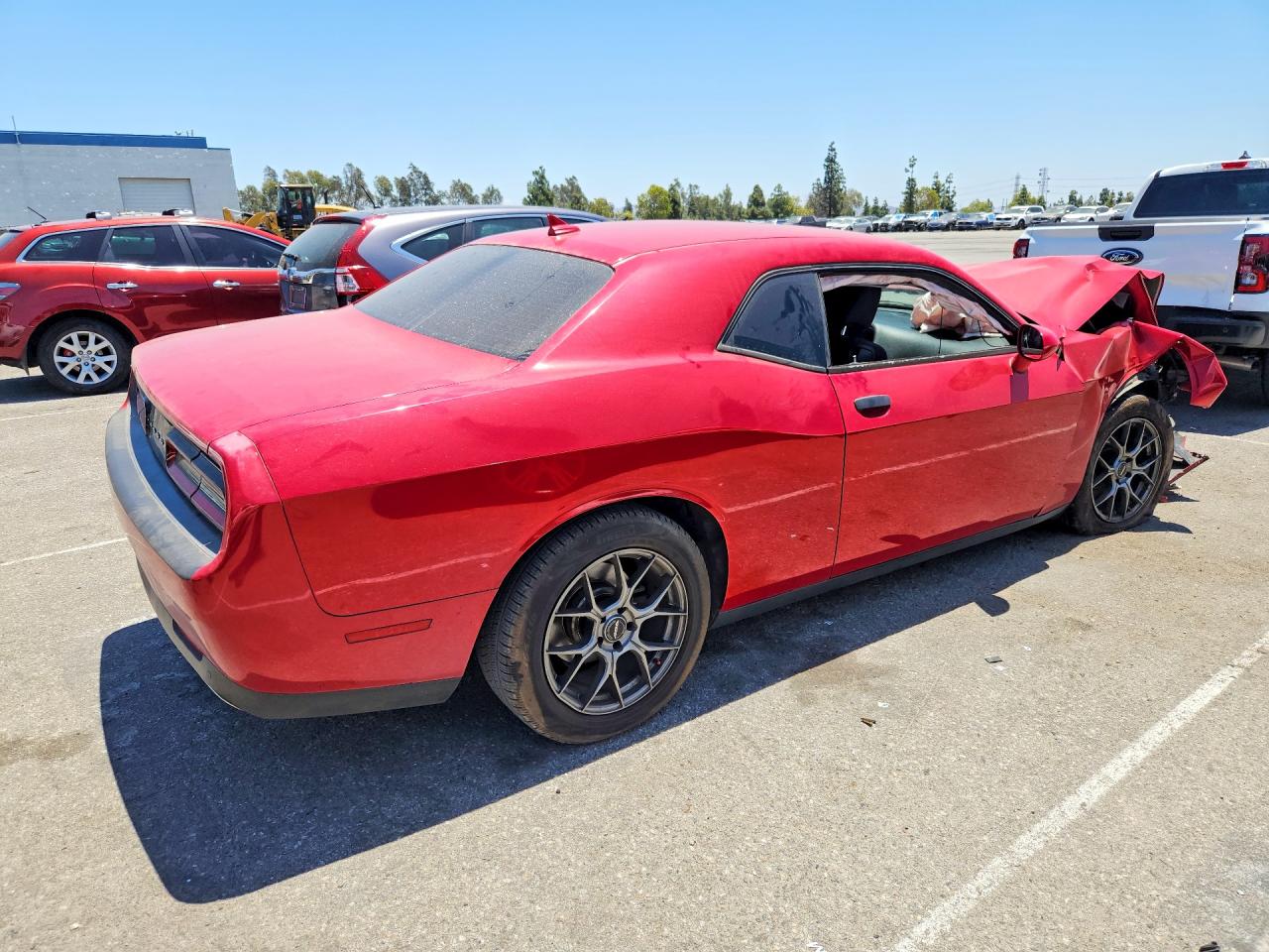 2015 Dodge Challenger Sxt Red vin: 2C3CDZAG8FH740664