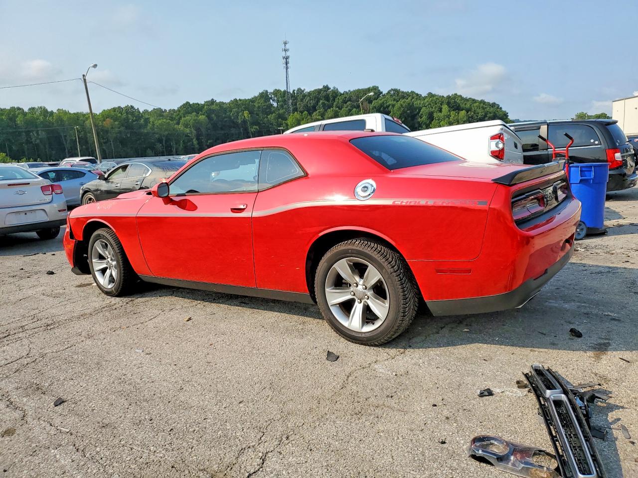 2015 Dodge Challenger Sxt Red vin: 2C3CDZAG8FH798144