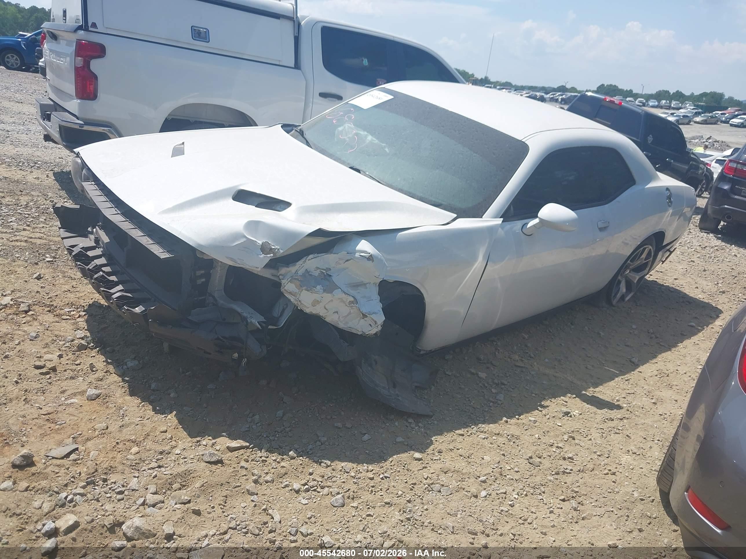 2015 Dodge Challenger Sxt White vin: 2C3CDZAG8FH885039