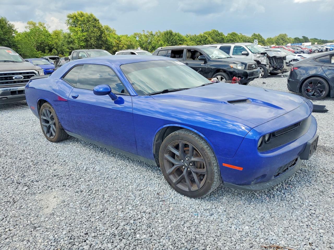 2020 Dodge Challenger Sxt Blue vin: 2C3CDZAG8LH132655