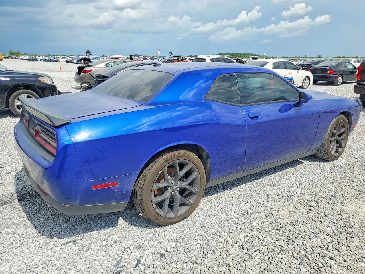 2020 Dodge Challenger Sxt Blue vin: 2C3CDZAG8LH132655