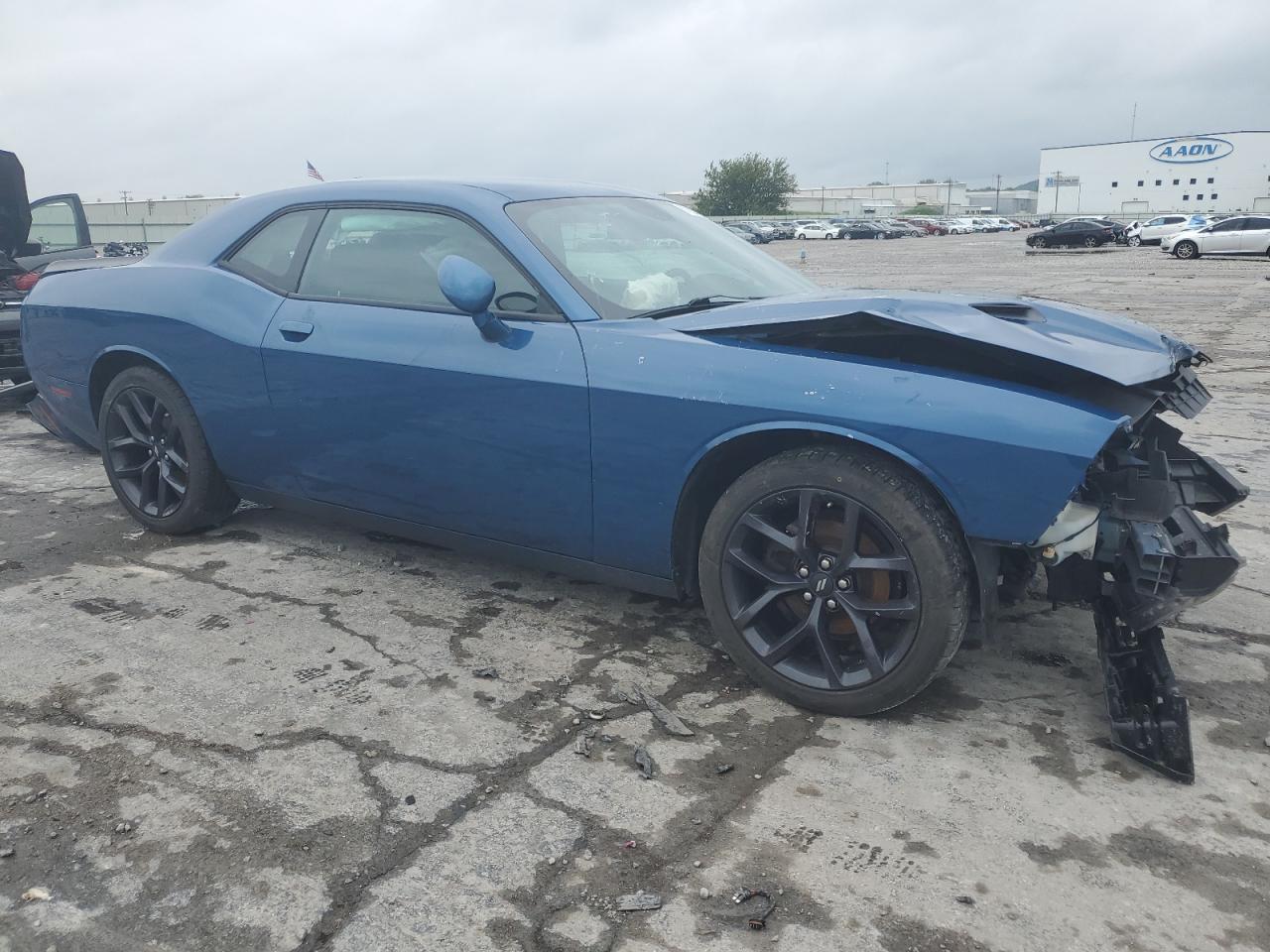 2020 Dodge Challenger Sxt Синий vin: 2C3CDZAG8LH211033