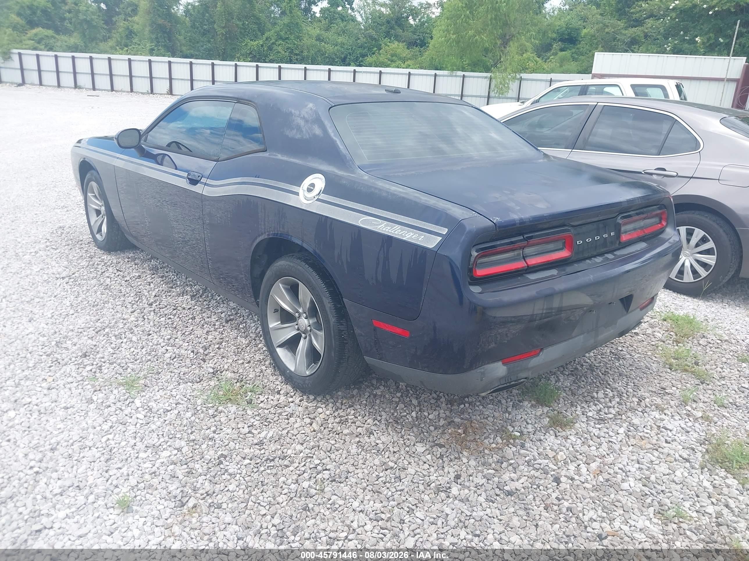 2015 Dodge Challenger Sxt Blue vin: 2C3CDZAG9FH706751