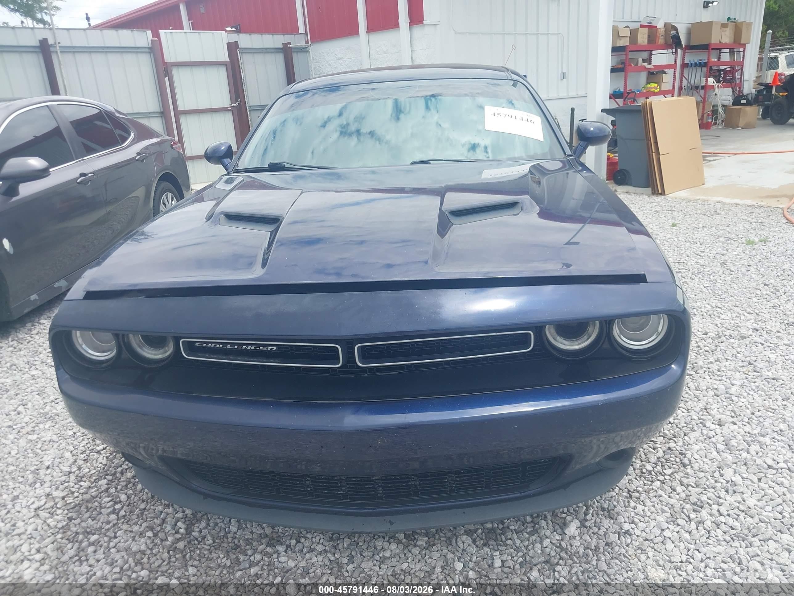 2015 Dodge Challenger Sxt Blue vin: 2C3CDZAG9FH706751