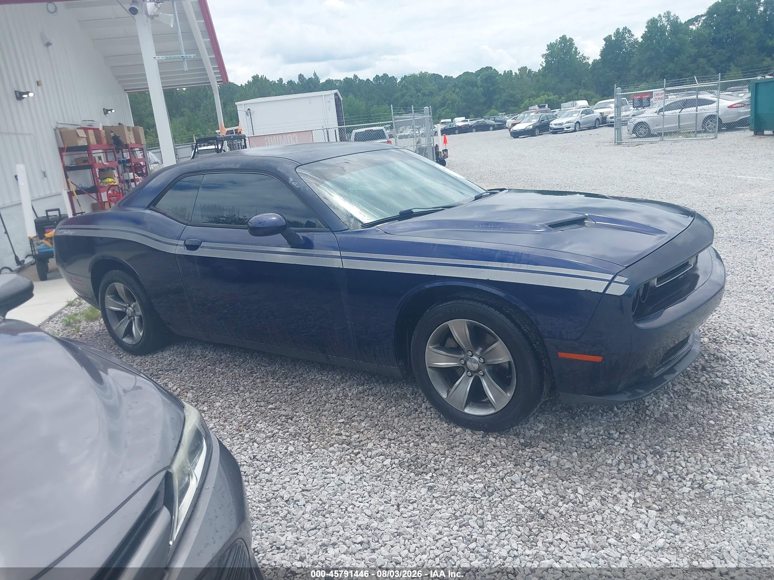 2015 Dodge Challenger Sxt Blue vin: 2C3CDZAG9FH706751