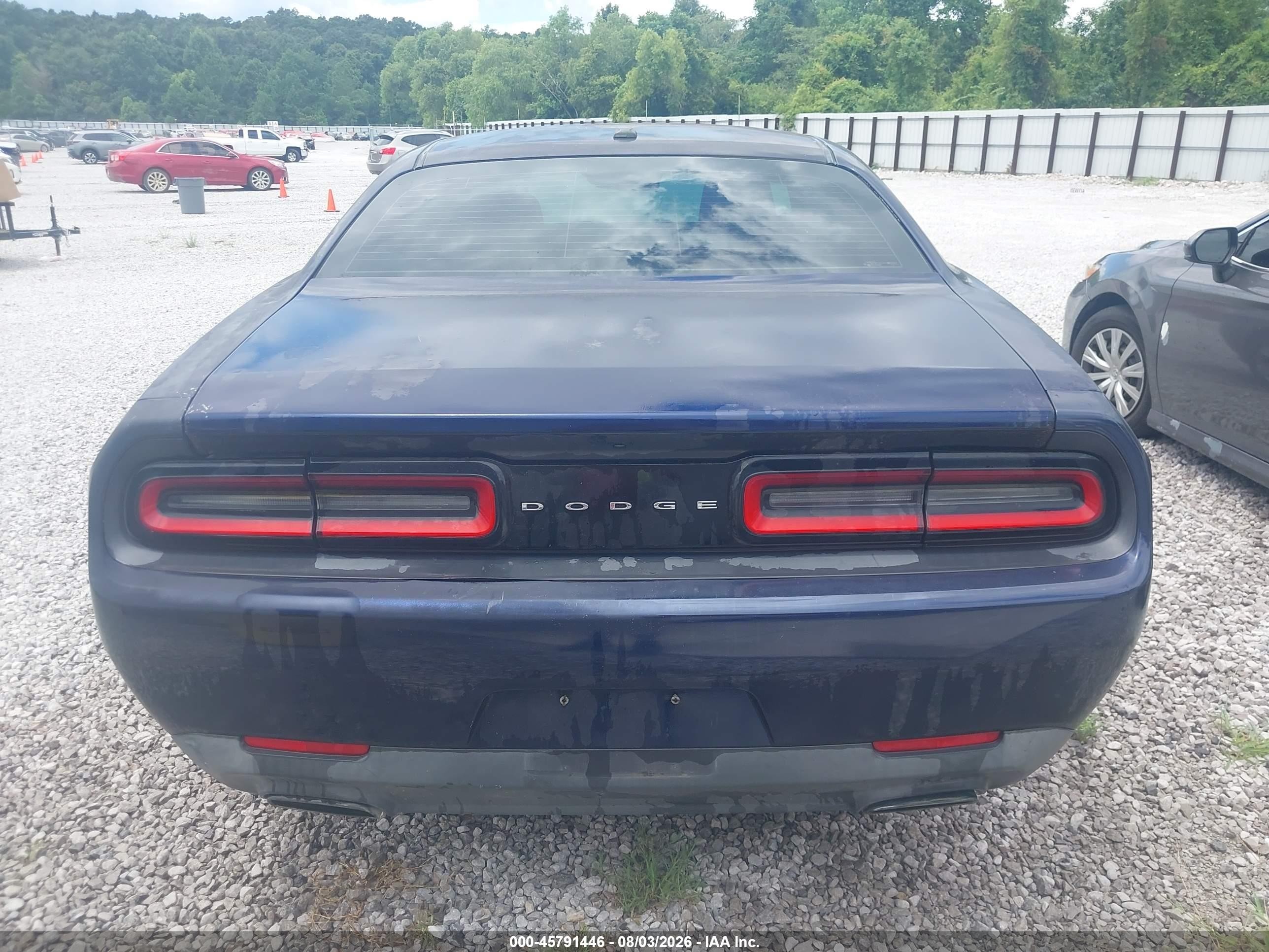 2015 Dodge Challenger Sxt Blue vin: 2C3CDZAG9FH706751