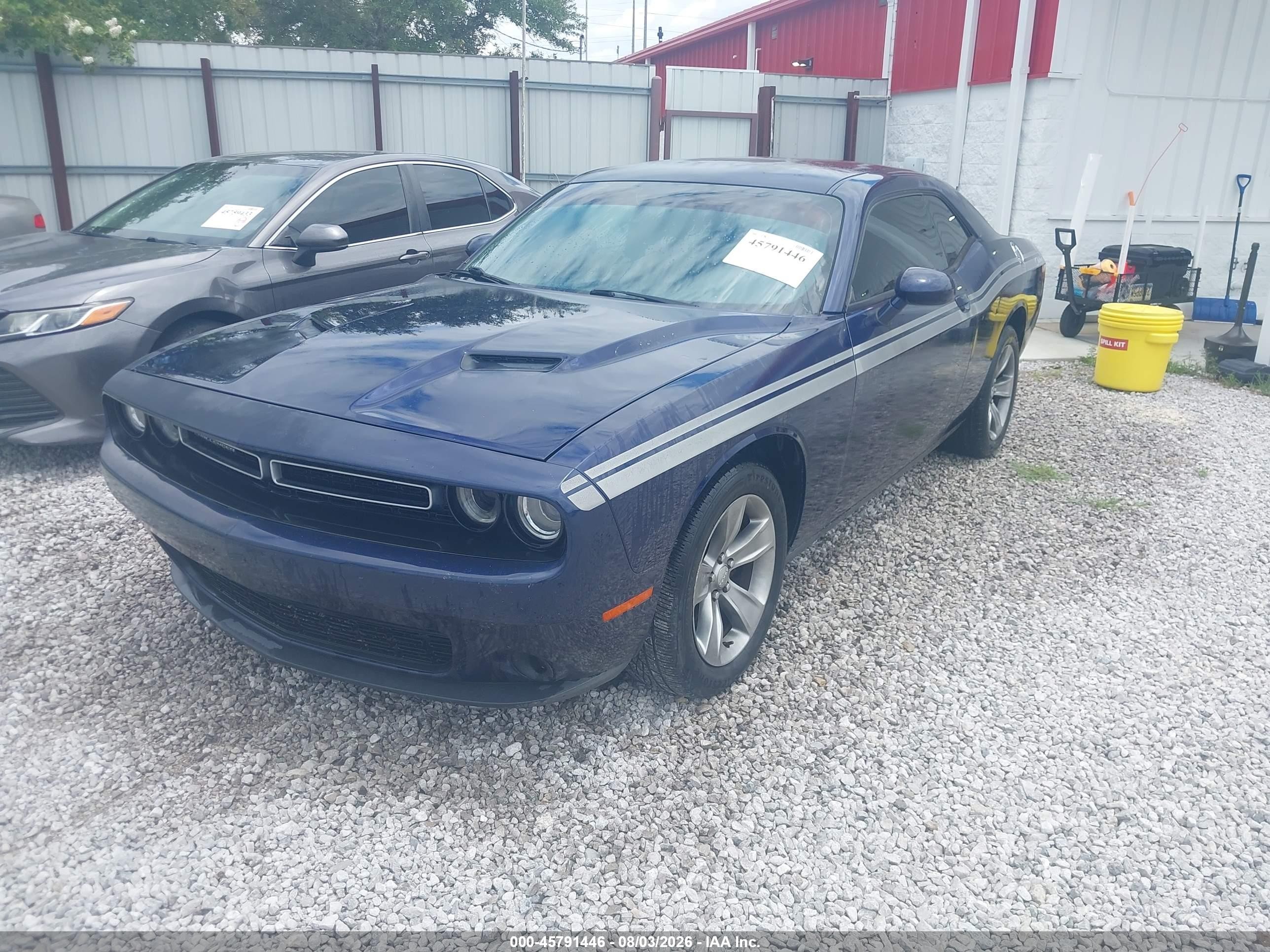 2015 Dodge Challenger Sxt Blue vin: 2C3CDZAG9FH706751
