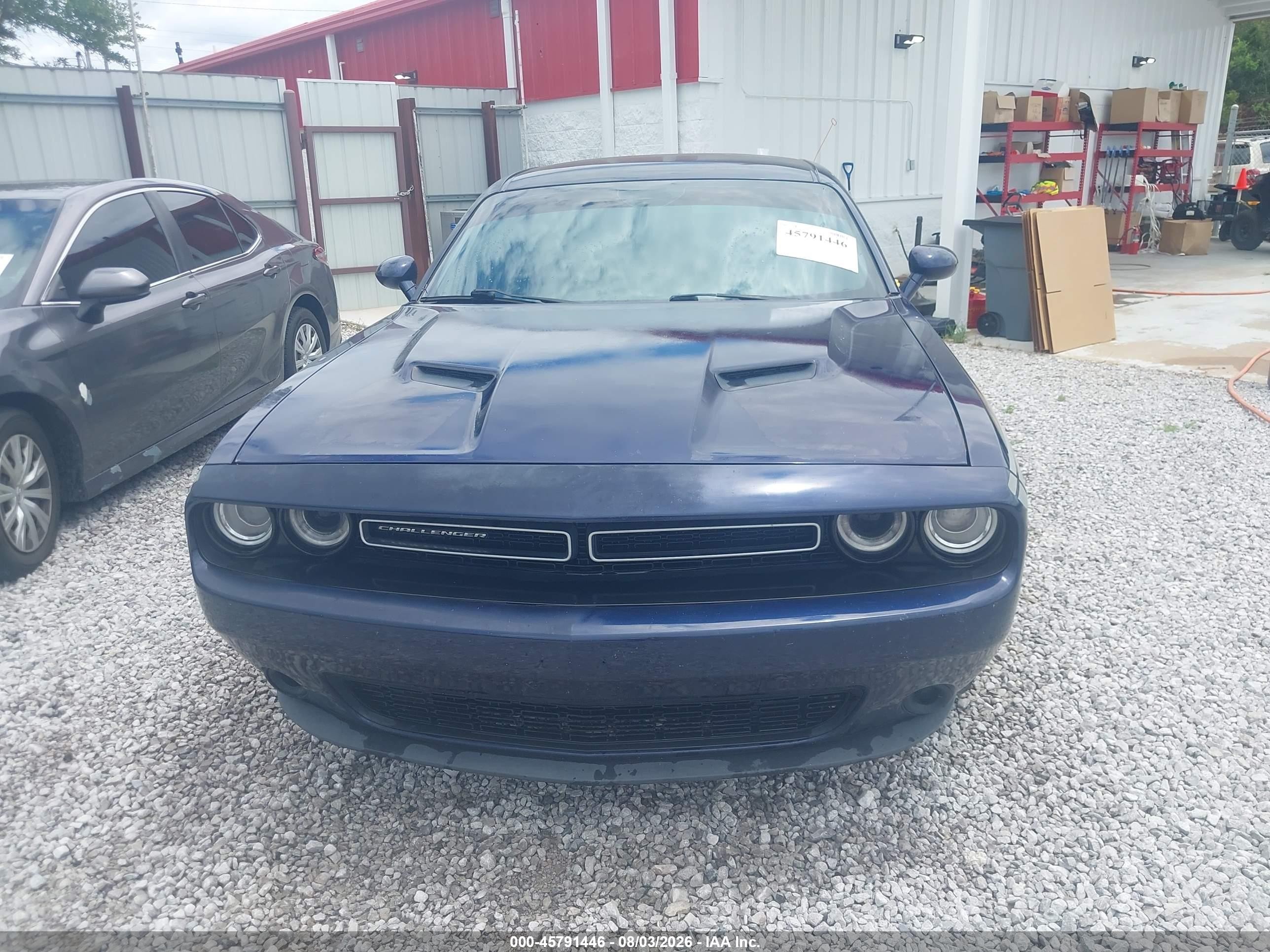 2015 Dodge Challenger Sxt Blue vin: 2C3CDZAG9FH706751
