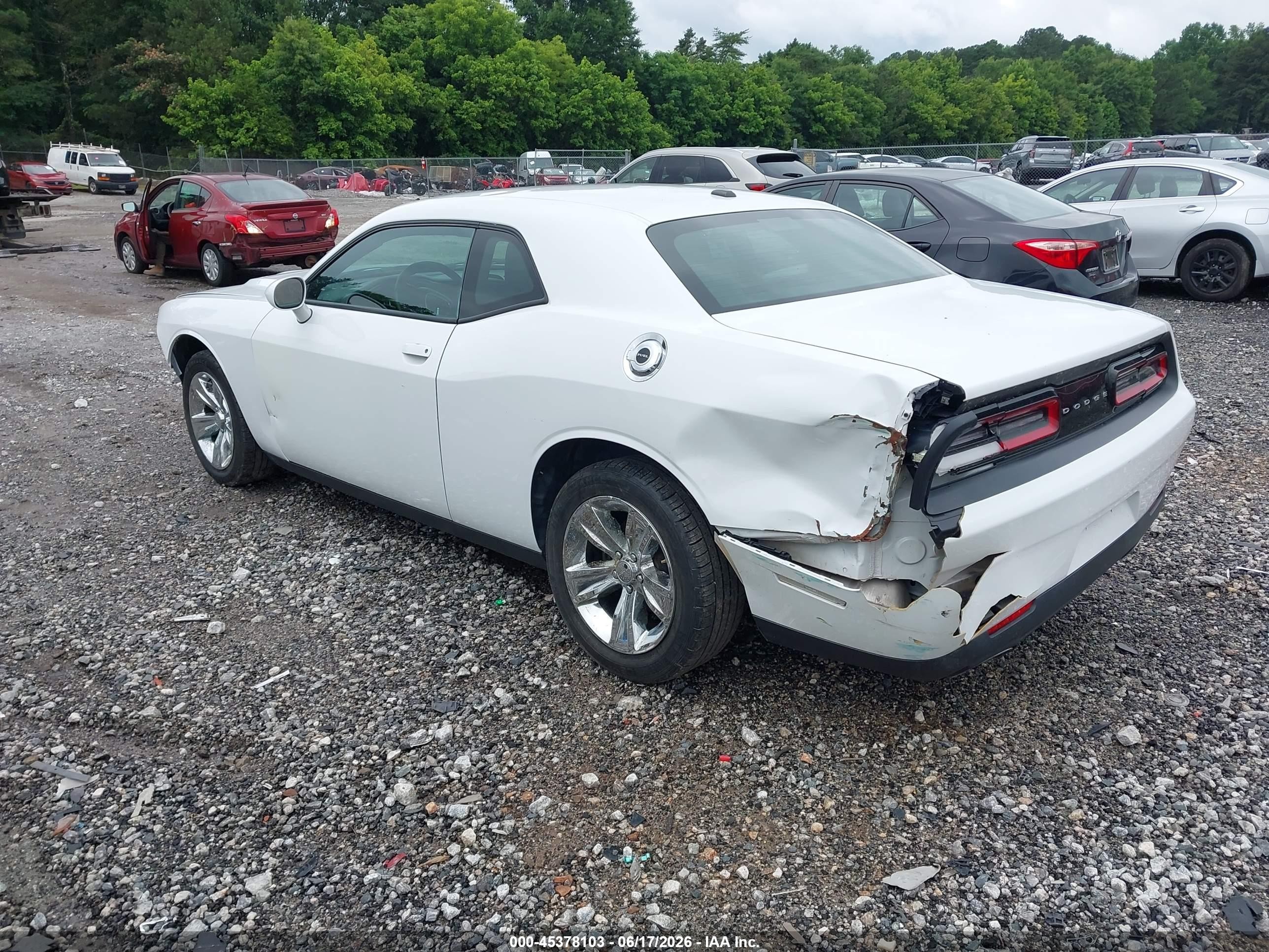 2015 Dodge Challenger Sxt Белый vin: 2C3CDZAG9FH716003