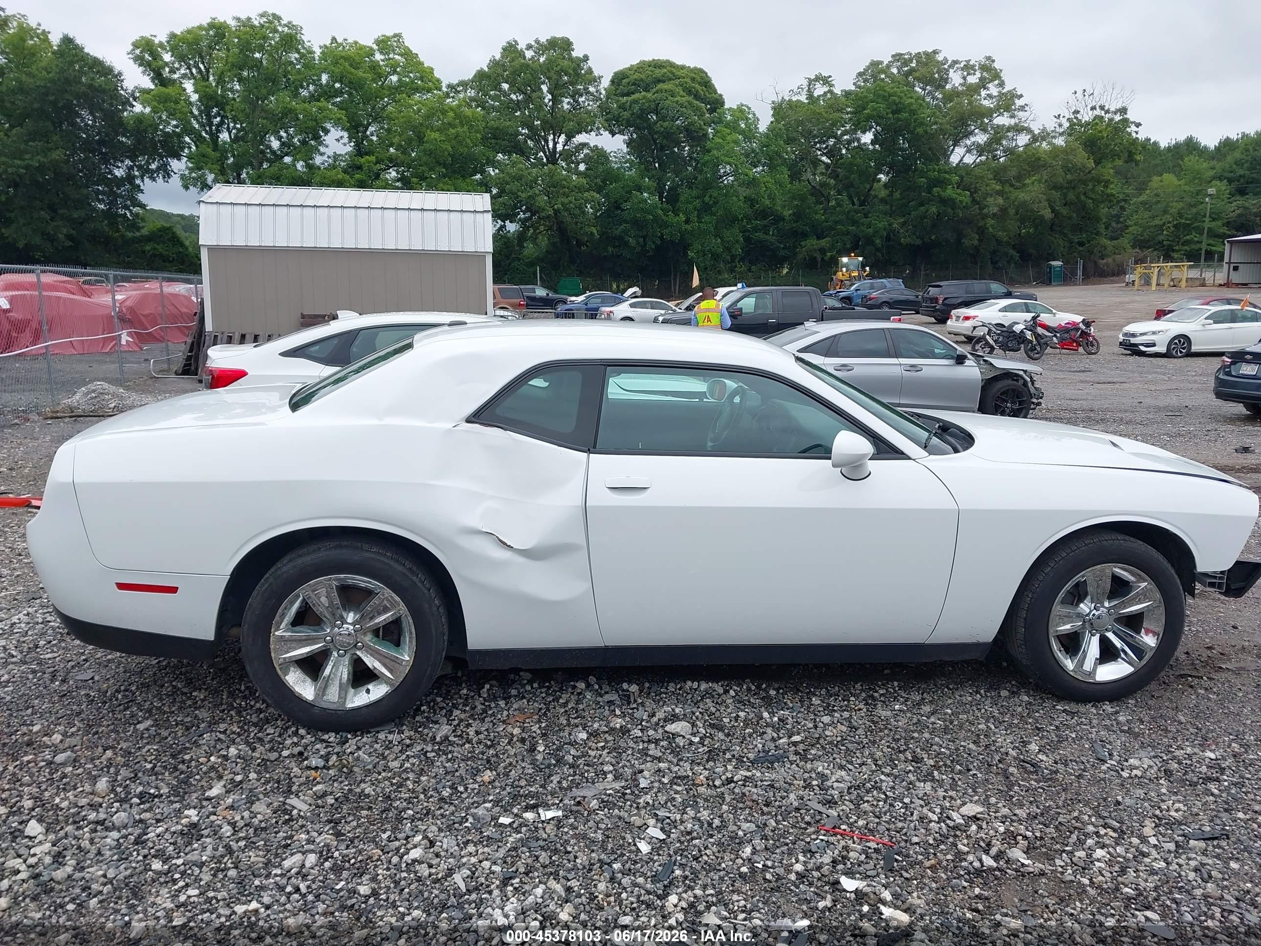 2015 Dodge Challenger Sxt Белый vin: 2C3CDZAG9FH716003