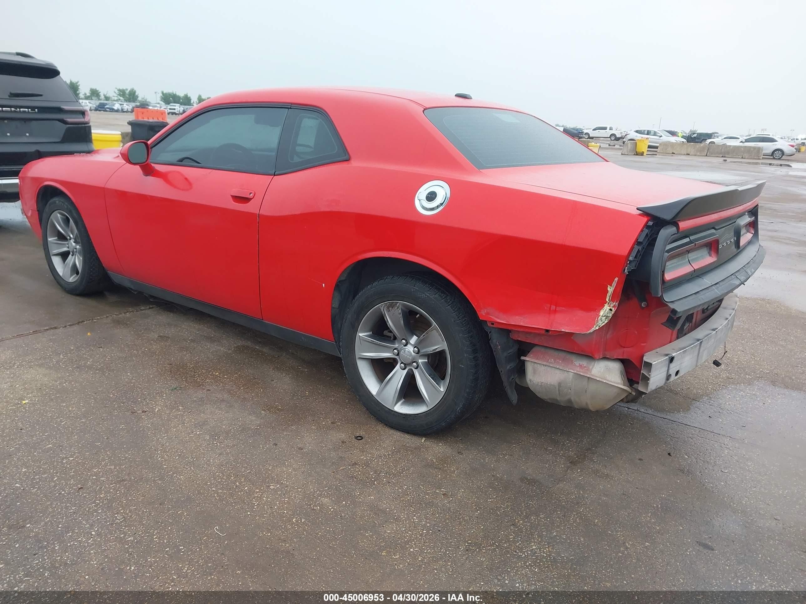 2015 Dodge Challenger Sxt Red vin: 2C3CDZAG9FH720648