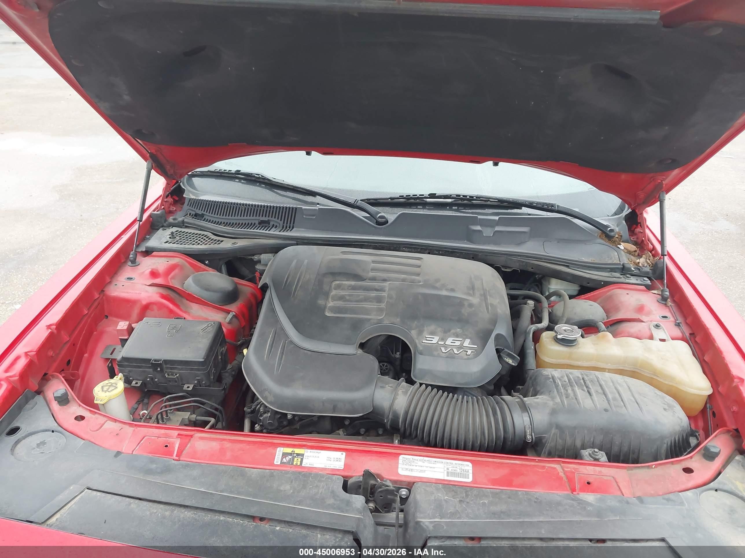 2015 Dodge Challenger Sxt Red vin: 2C3CDZAG9FH720648