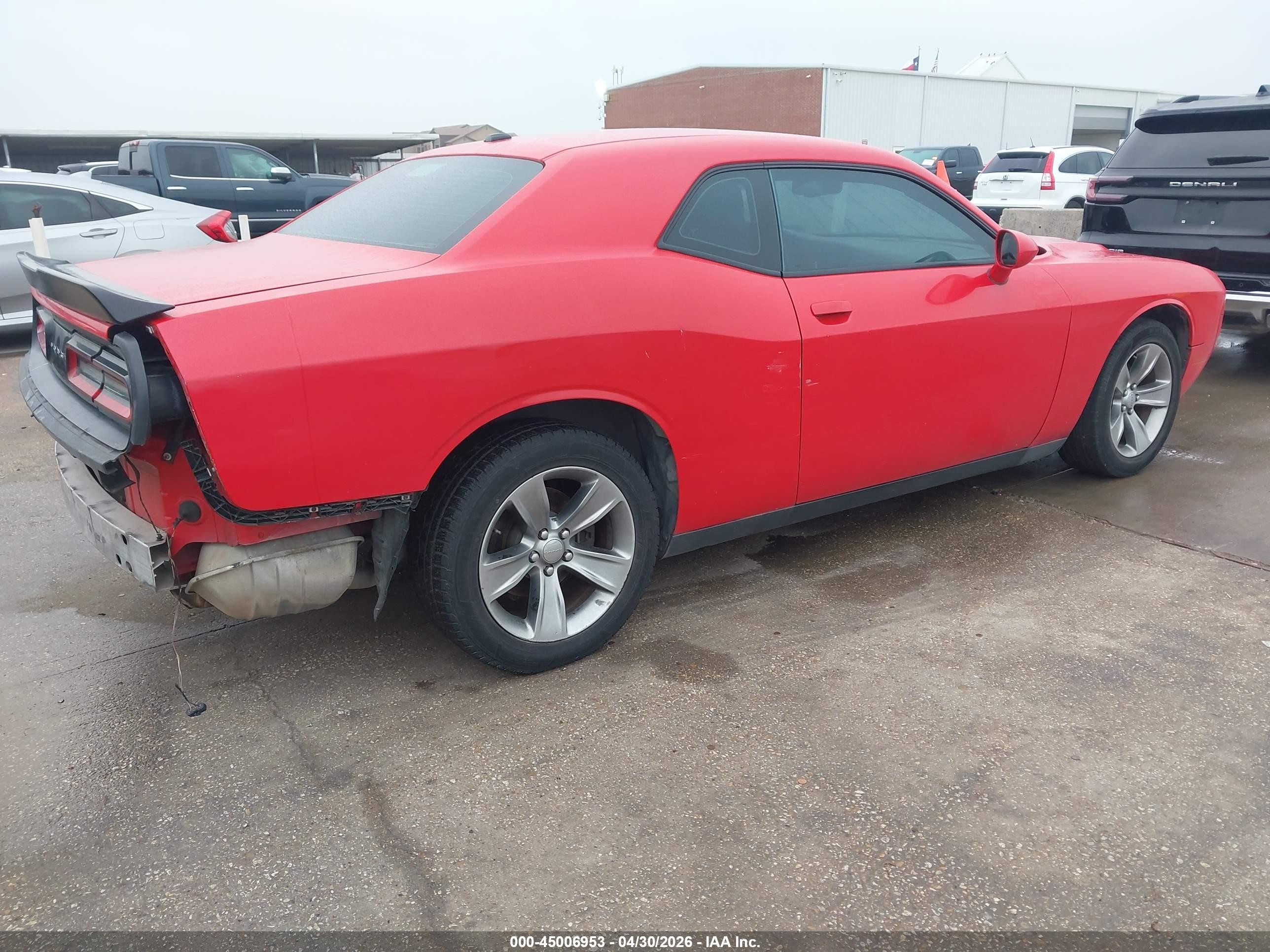 2015 Dodge Challenger Sxt Red vin: 2C3CDZAG9FH720648