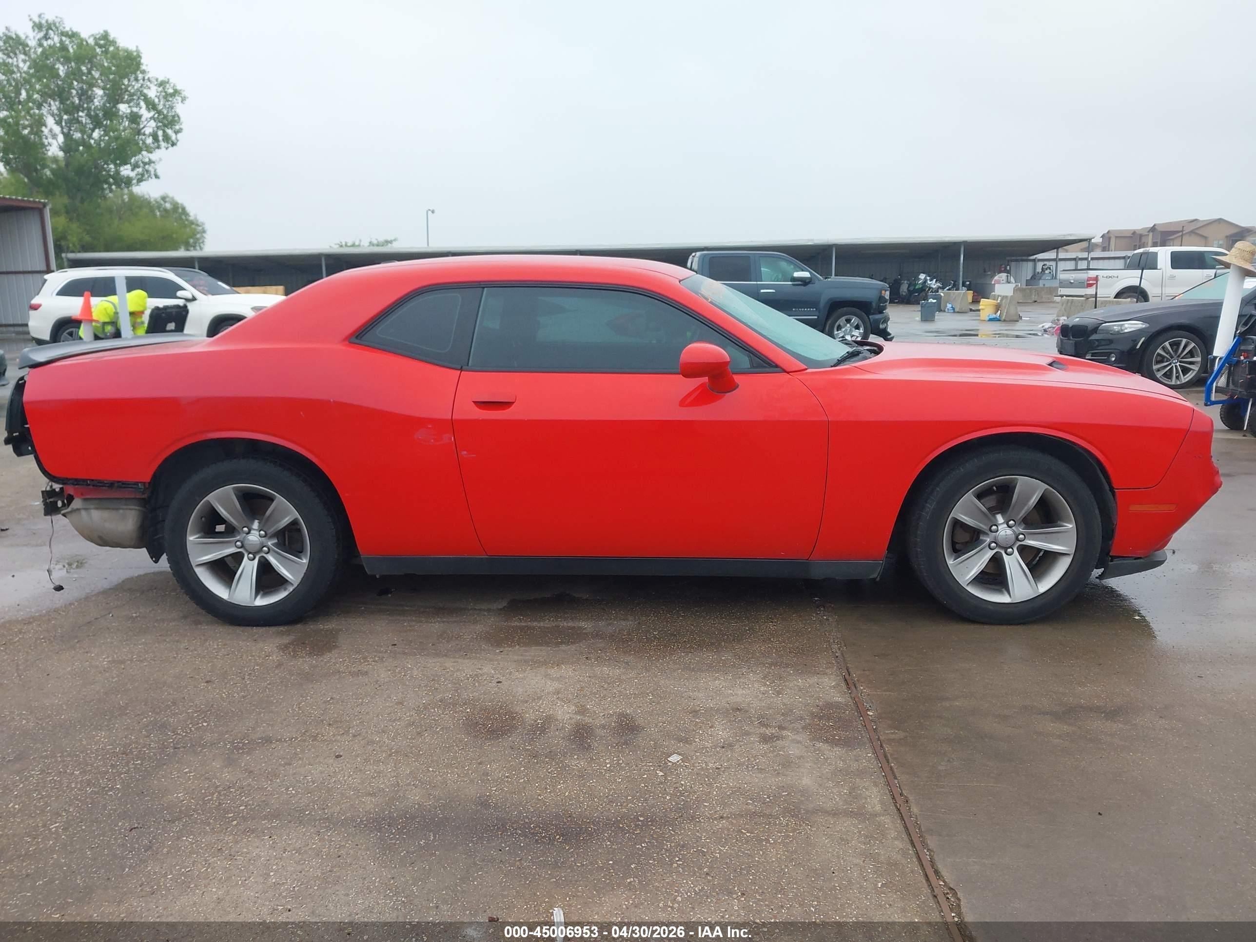 2015 Dodge Challenger Sxt Red vin: 2C3CDZAG9FH720648