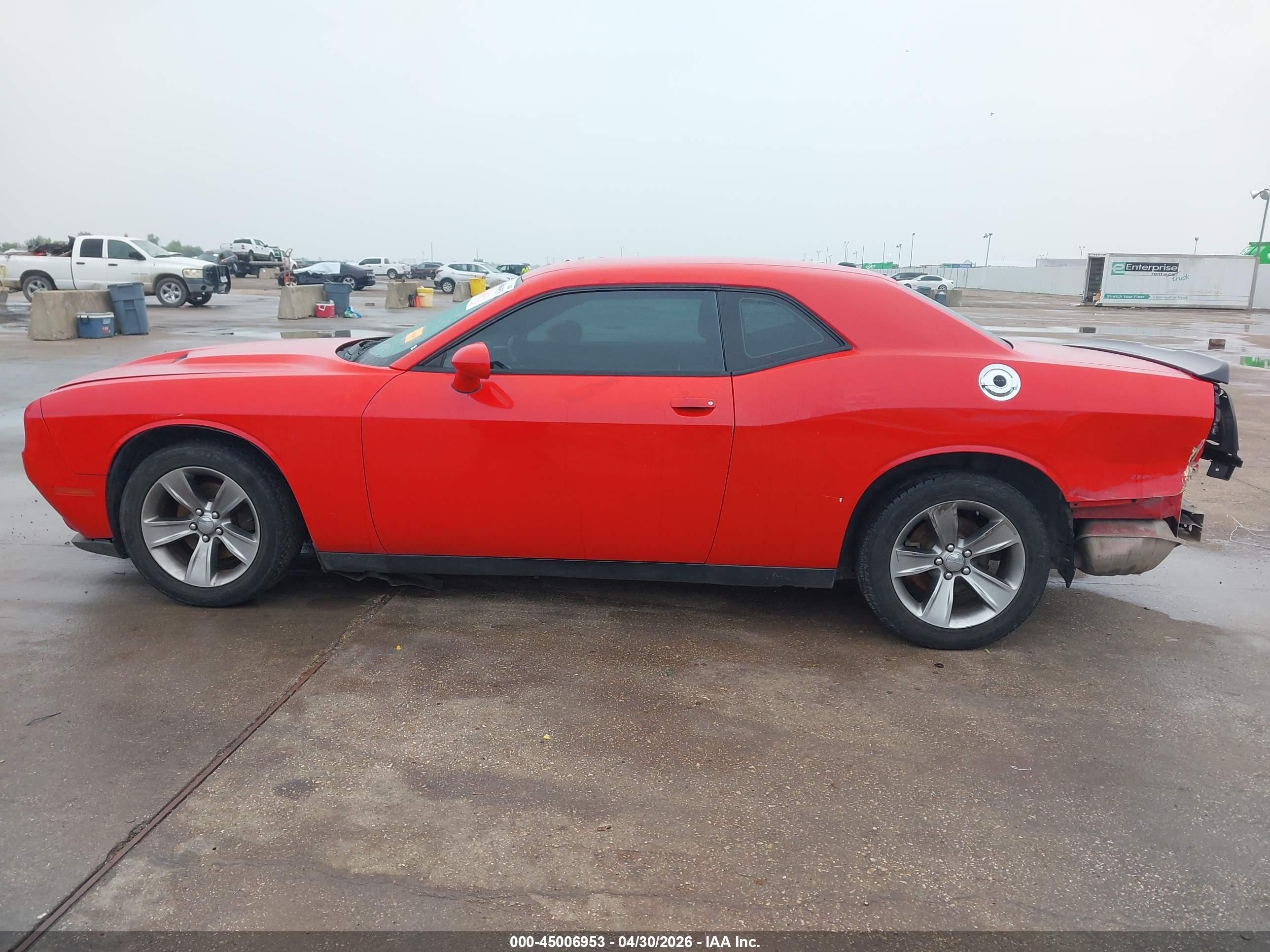 2015 Dodge Challenger Sxt Red vin: 2C3CDZAG9FH720648