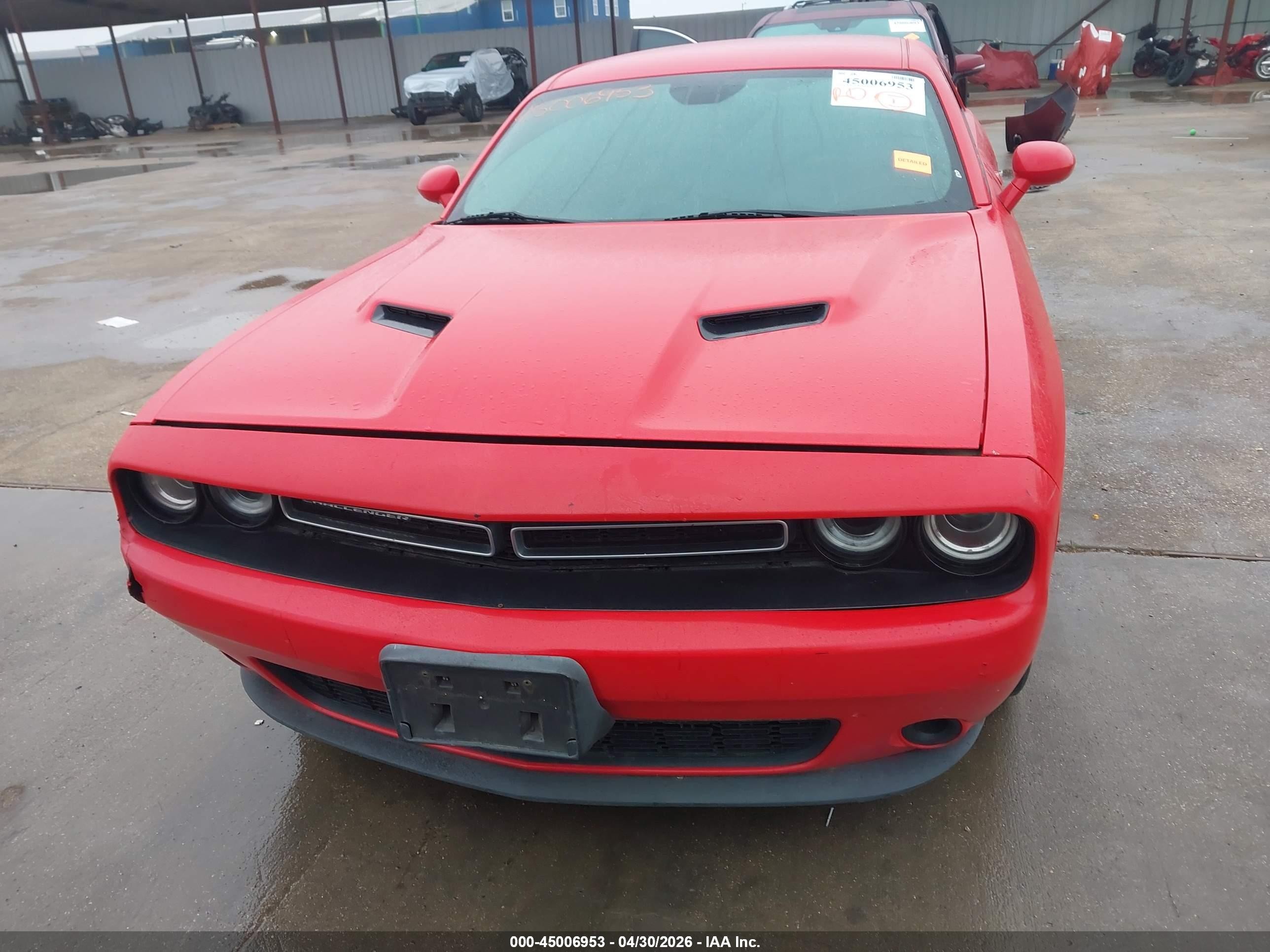 2015 Dodge Challenger Sxt Red vin: 2C3CDZAG9FH720648