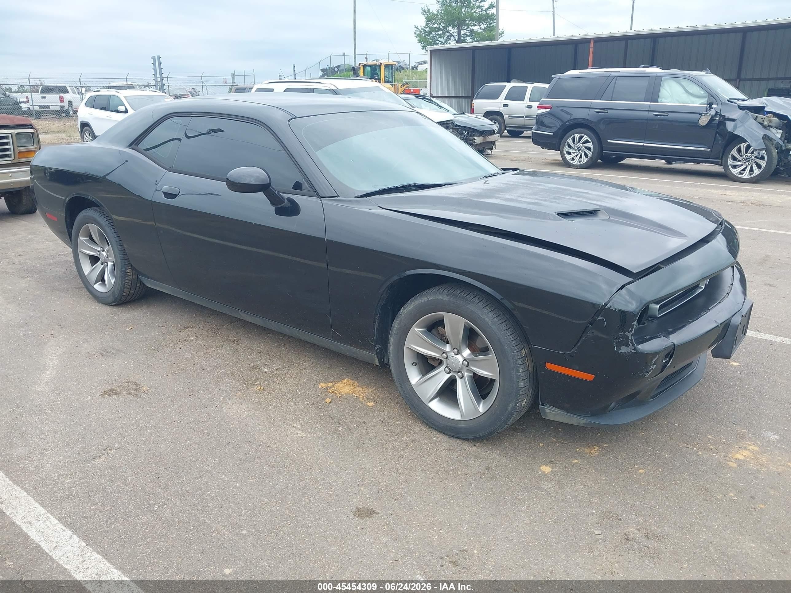 2015 Dodge Challenger Sxt Черный vin: 2C3CDZAG9FH732797