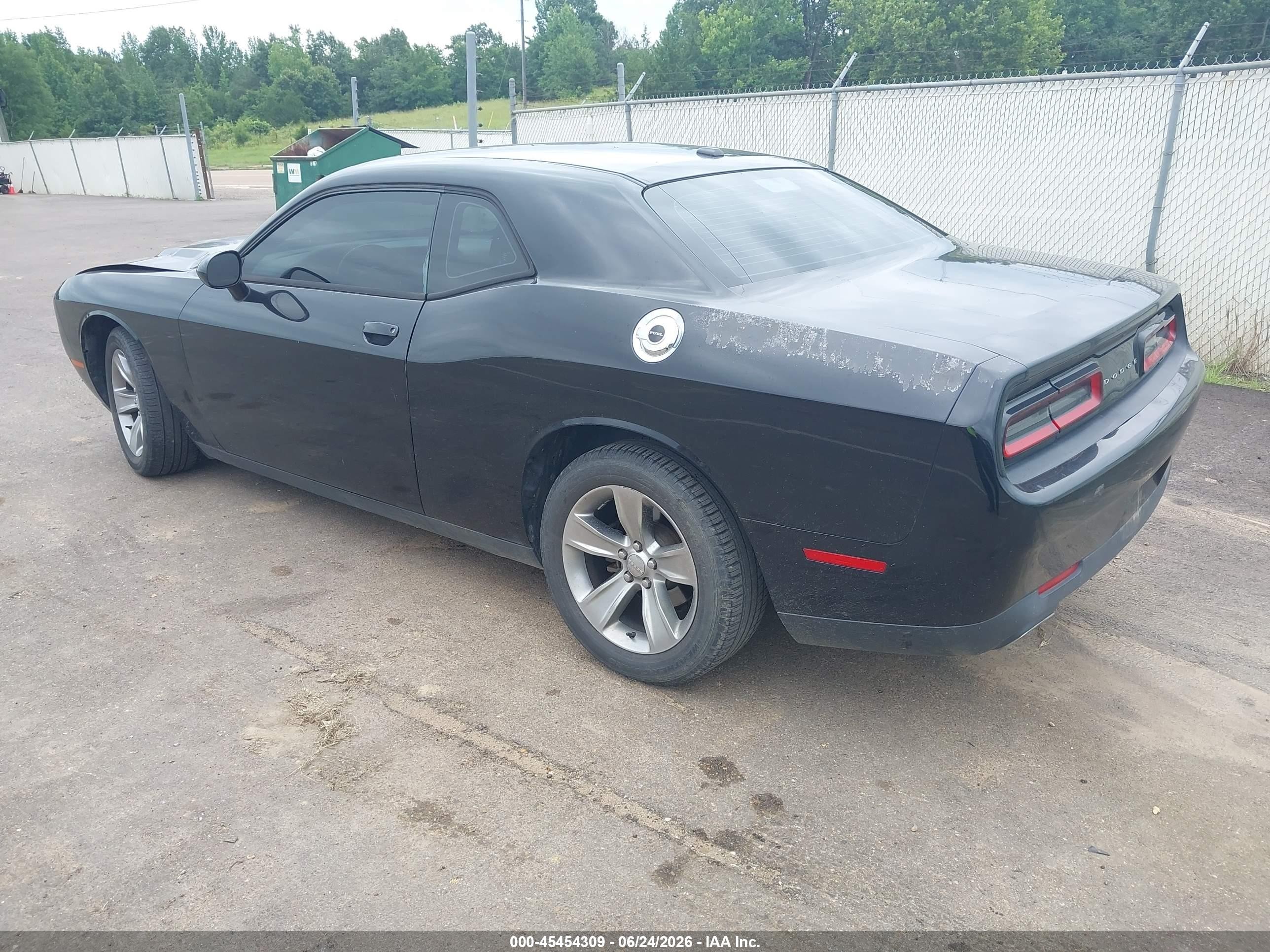 2015 Dodge Challenger Sxt Черный vin: 2C3CDZAG9FH732797