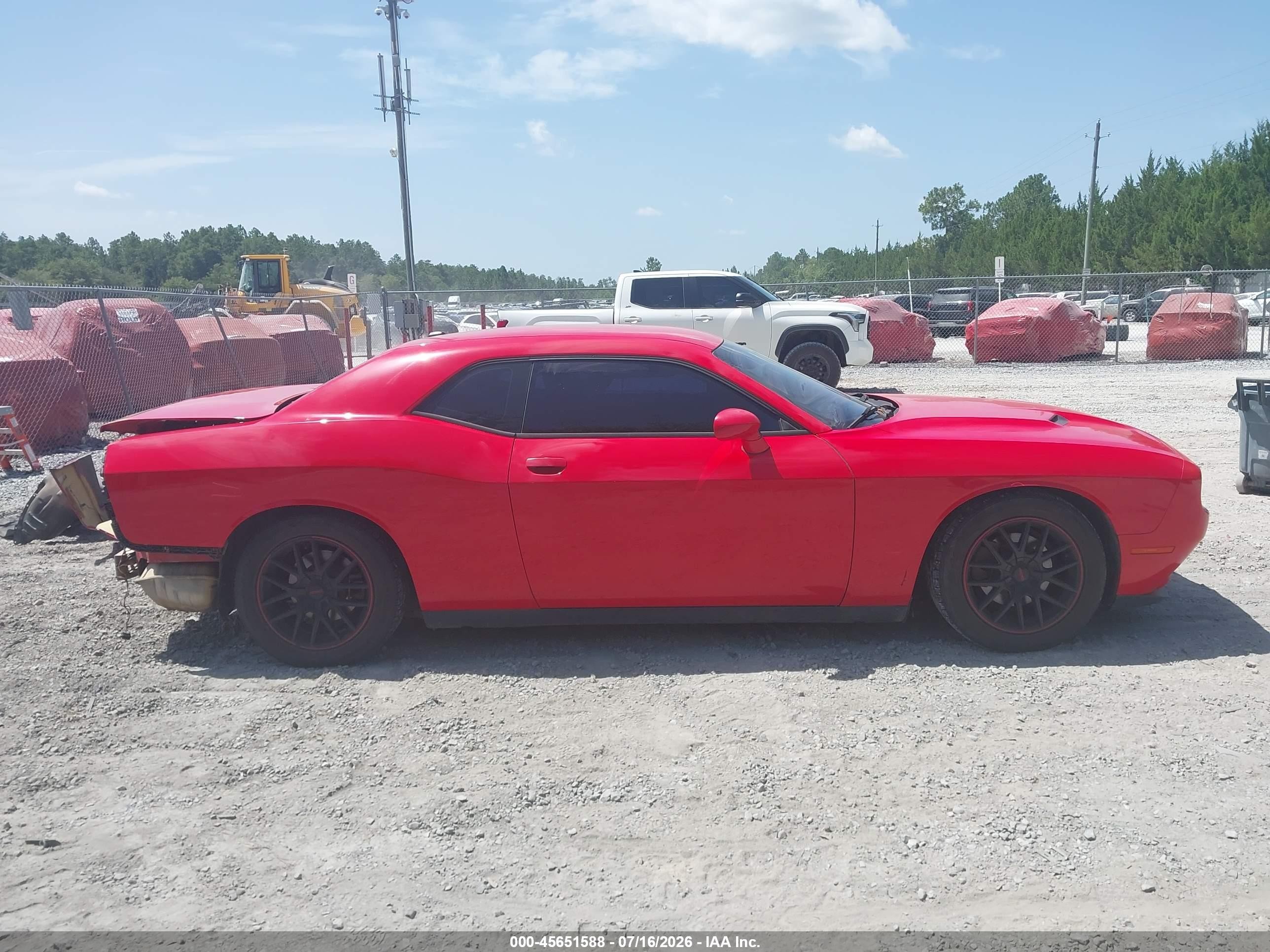 2015 Dodge Challenger Sxt Red vin: 2C3CDZAG9FH787833