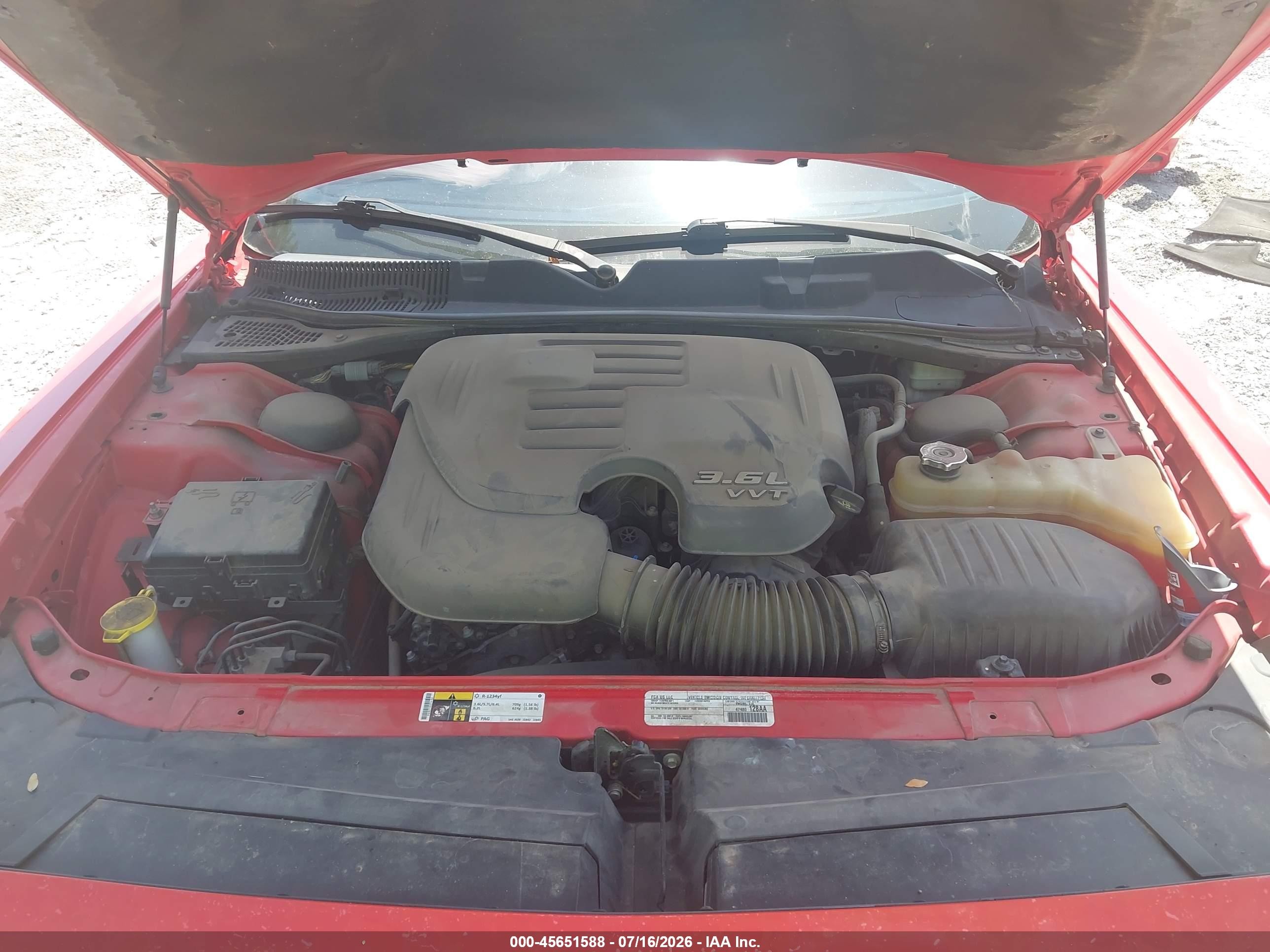 2015 Dodge Challenger Sxt Red vin: 2C3CDZAG9FH787833