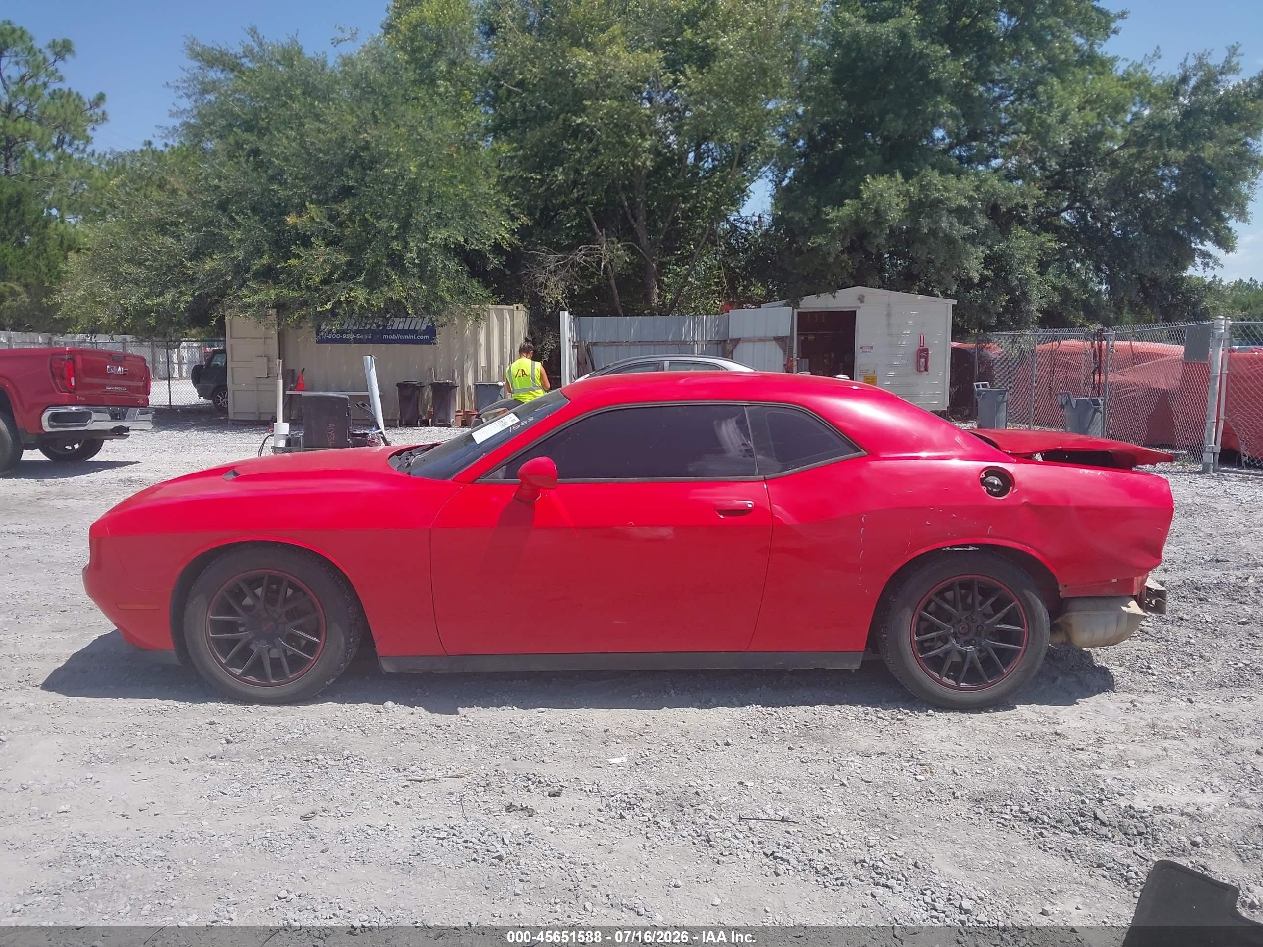 2015 Dodge Challenger Sxt Red vin: 2C3CDZAG9FH787833