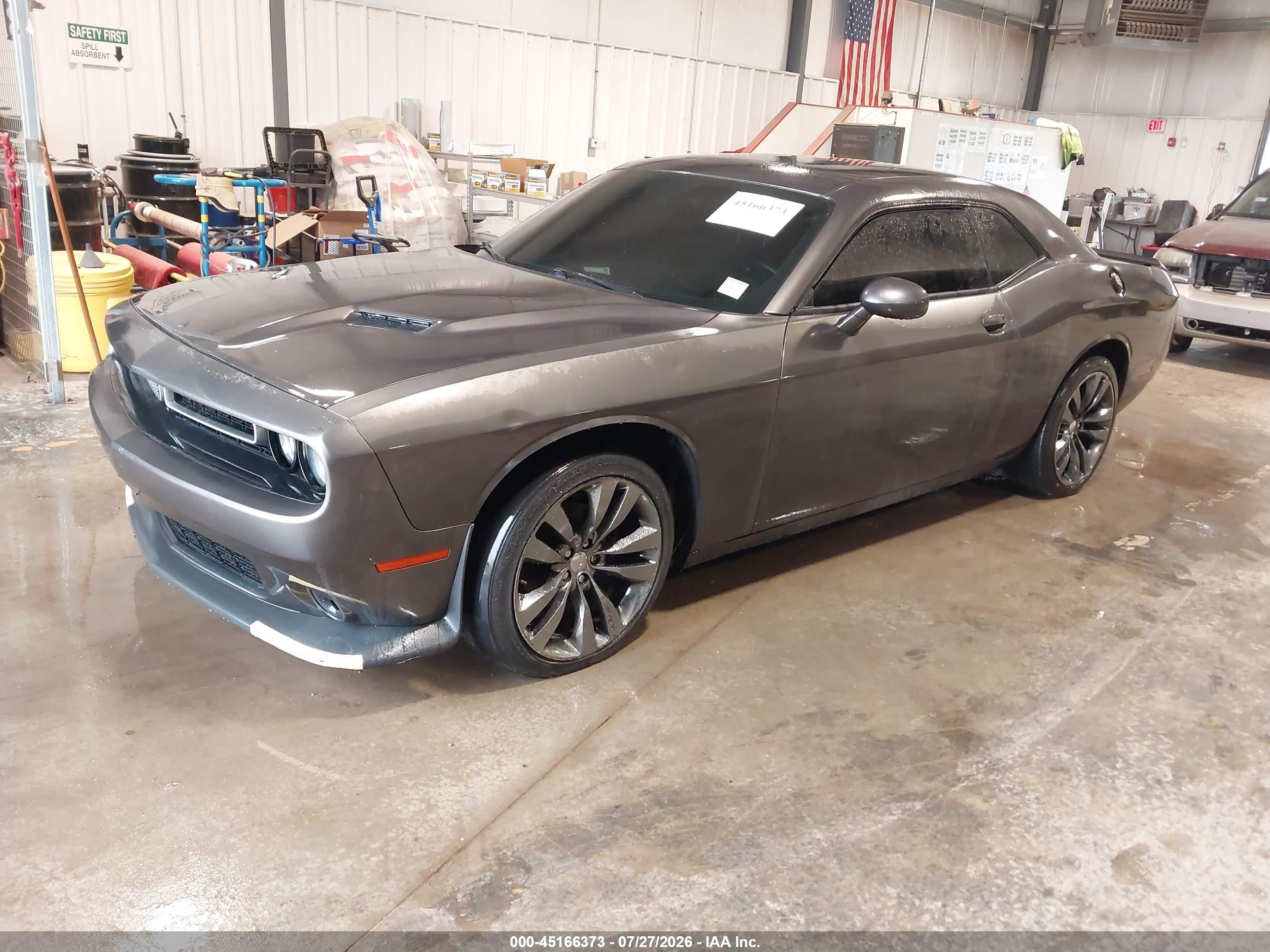 2015 Dodge Challenger Sxt Gray vin: 2C3CDZAG9FH834875
