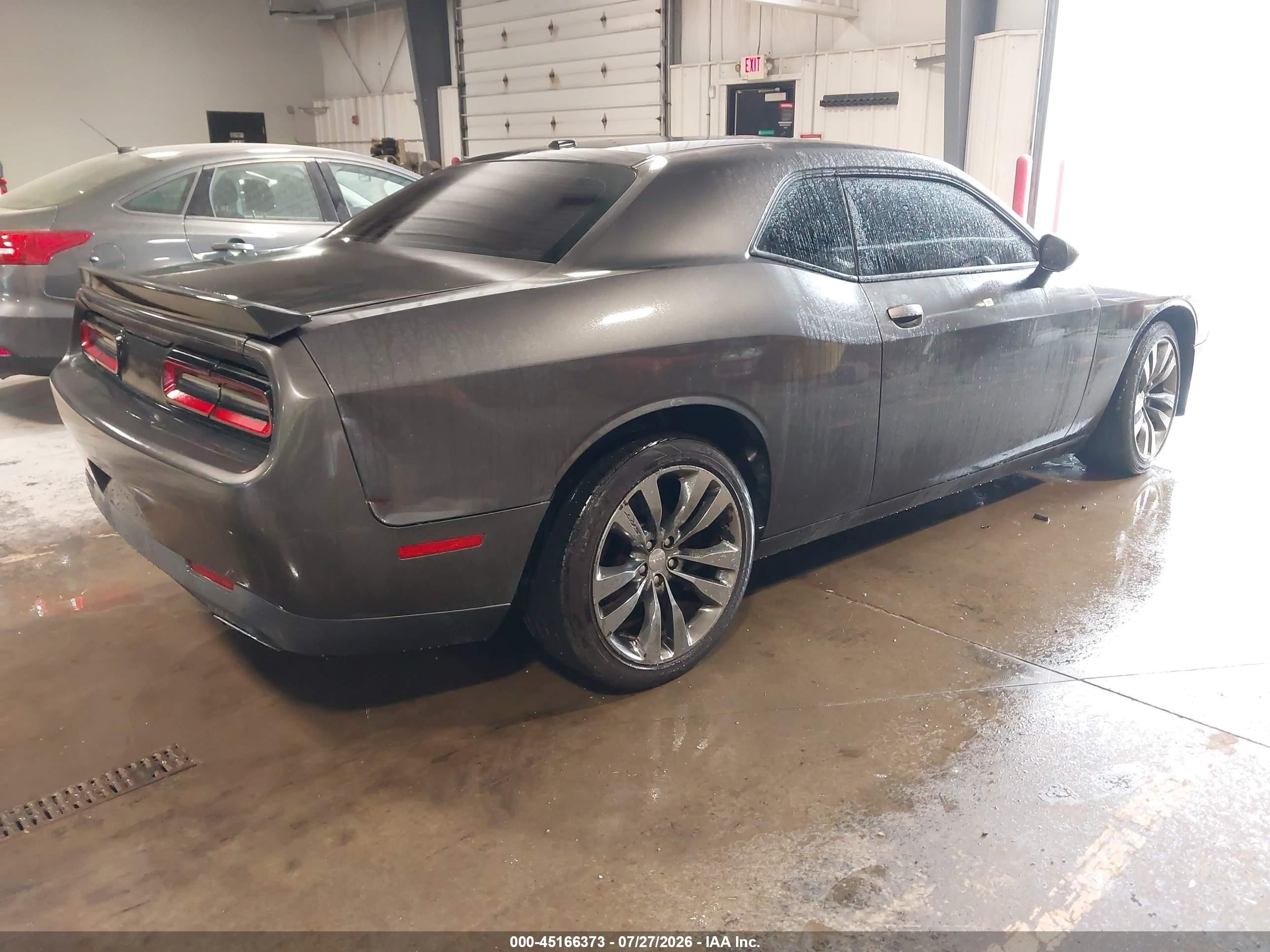 2015 Dodge Challenger Sxt Gray vin: 2C3CDZAG9FH834875