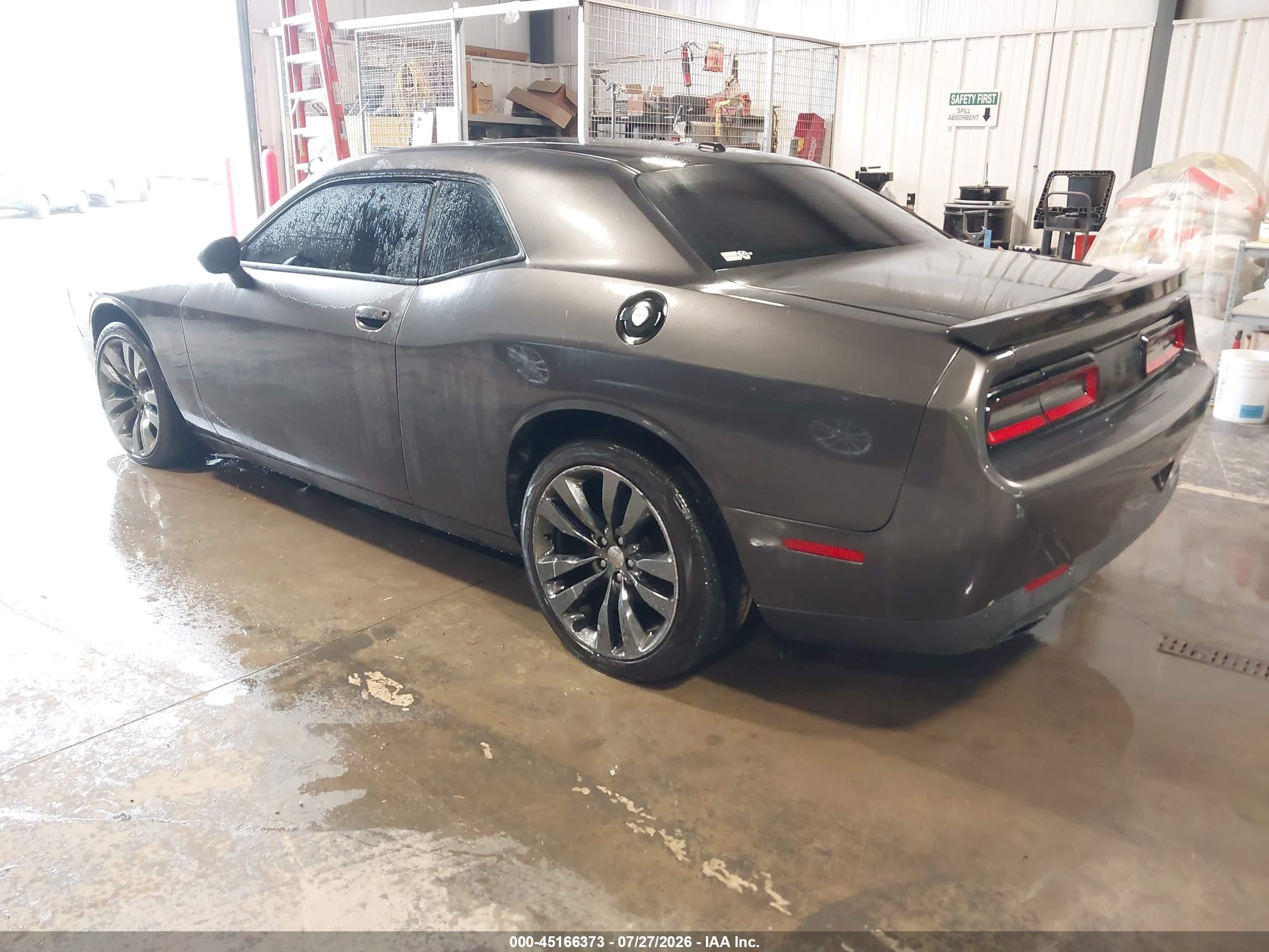 2015 Dodge Challenger Sxt Gray vin: 2C3CDZAG9FH834875
