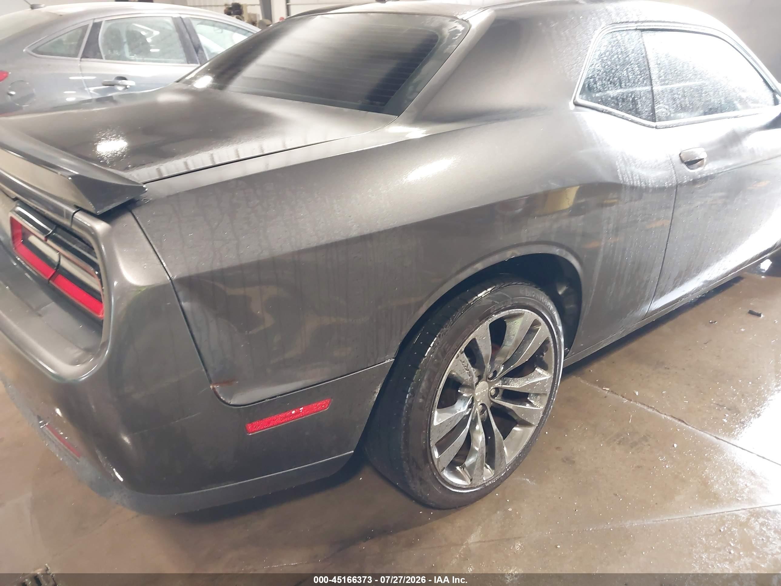 2015 Dodge Challenger Sxt Gray vin: 2C3CDZAG9FH834875