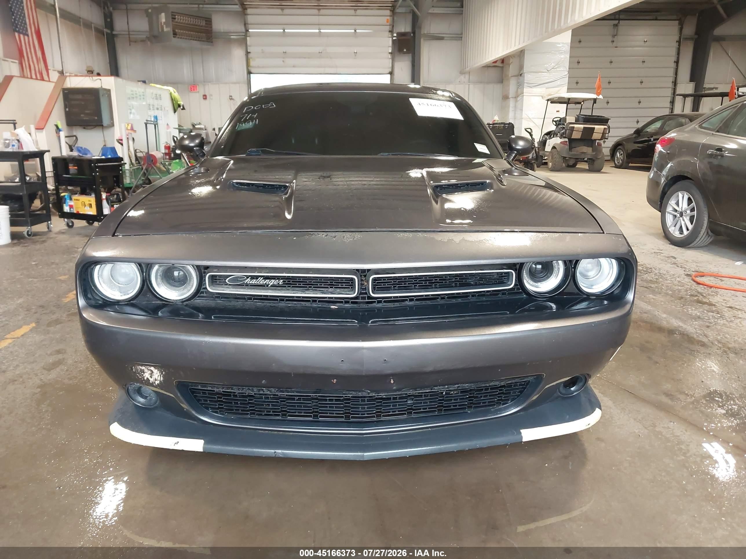 2015 Dodge Challenger Sxt Gray vin: 2C3CDZAG9FH834875