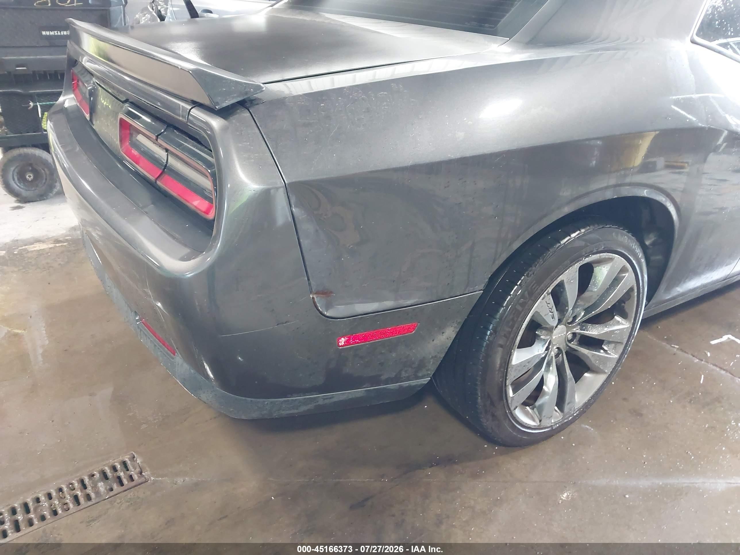 2015 Dodge Challenger Sxt Gray vin: 2C3CDZAG9FH834875