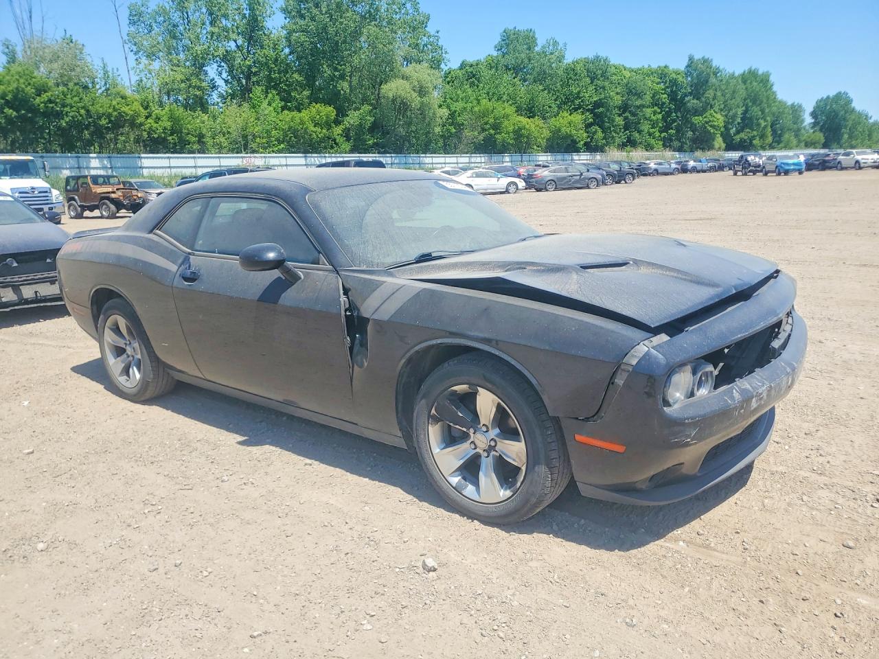 2015 Dodge Challenger Sxt Black vin: 2C3CDZAG9FH877483