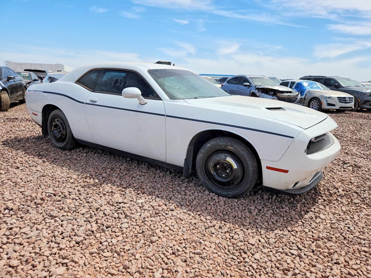 2016 Dodge Challenger Sxt White vin: 2C3CDZAG9GH145520