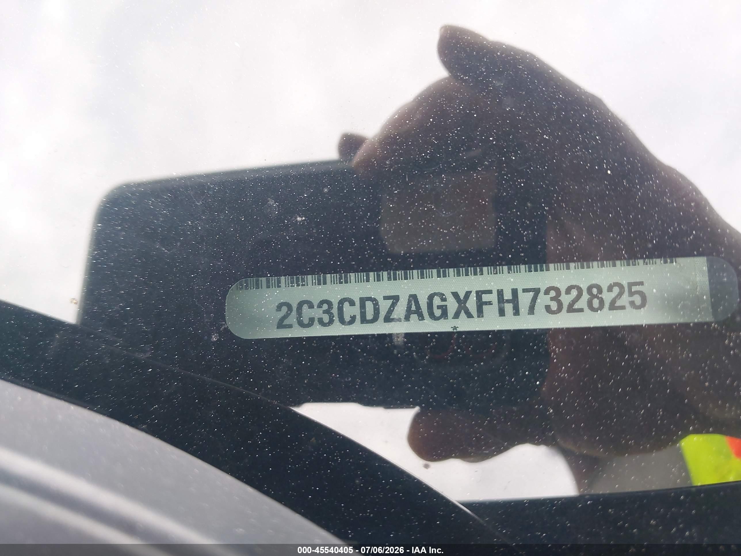 2015 Dodge Challenger Sxt Dark Blue vin: 2C3CDZAGXFH732825