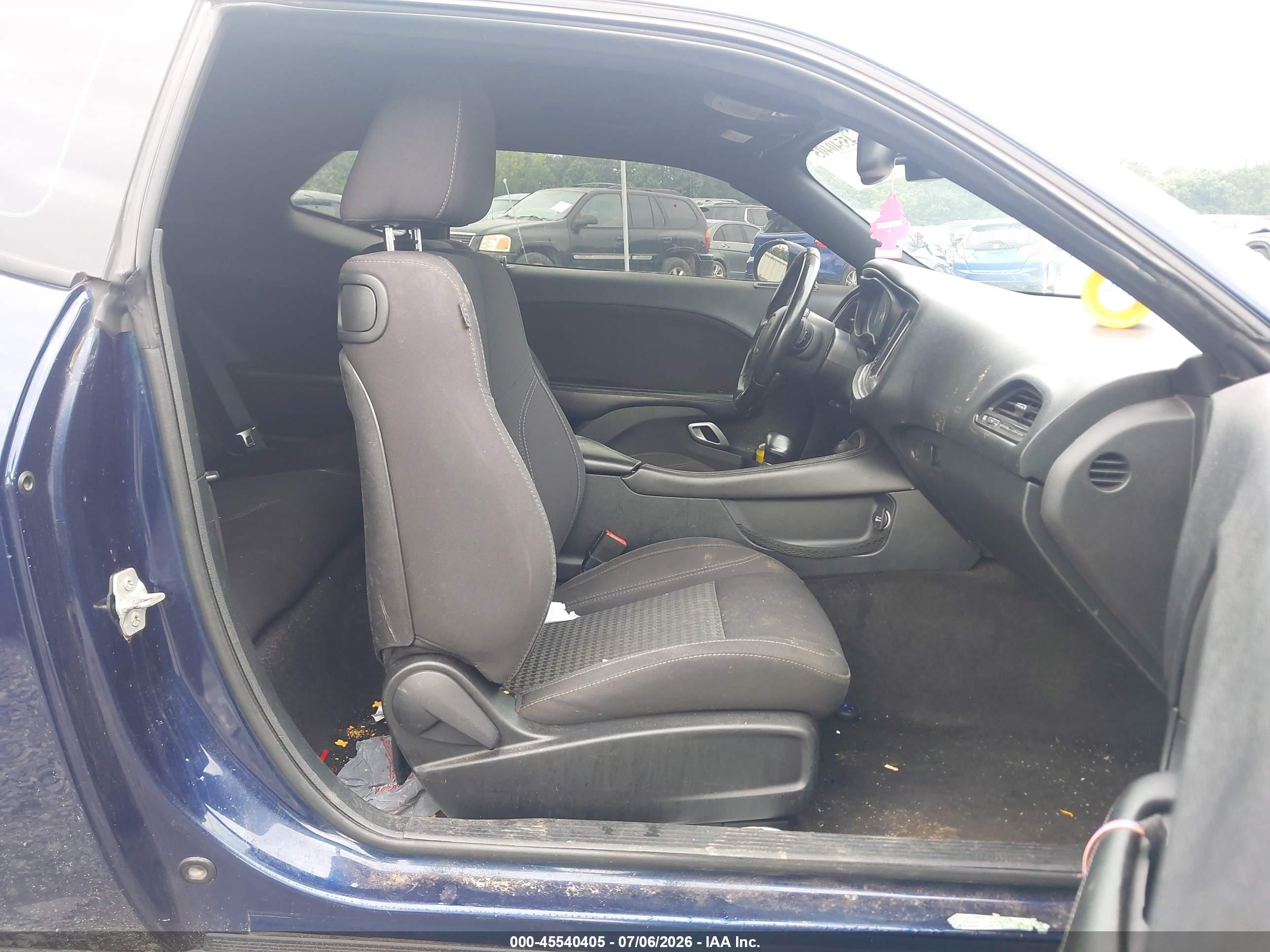 2015 Dodge Challenger Sxt Dark Blue vin: 2C3CDZAGXFH732825
