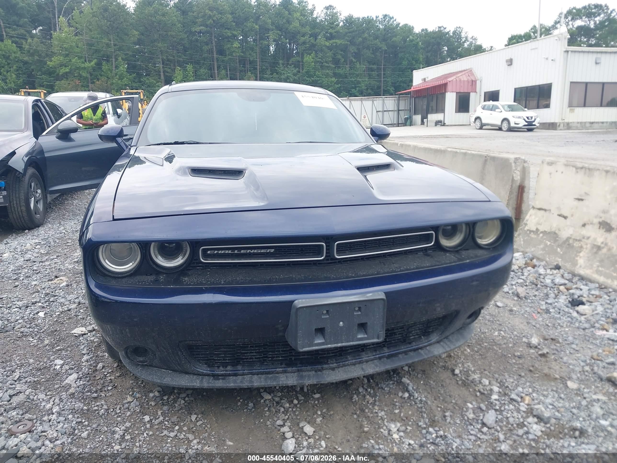 2015 Dodge Challenger Sxt Dark Blue vin: 2C3CDZAGXFH732825