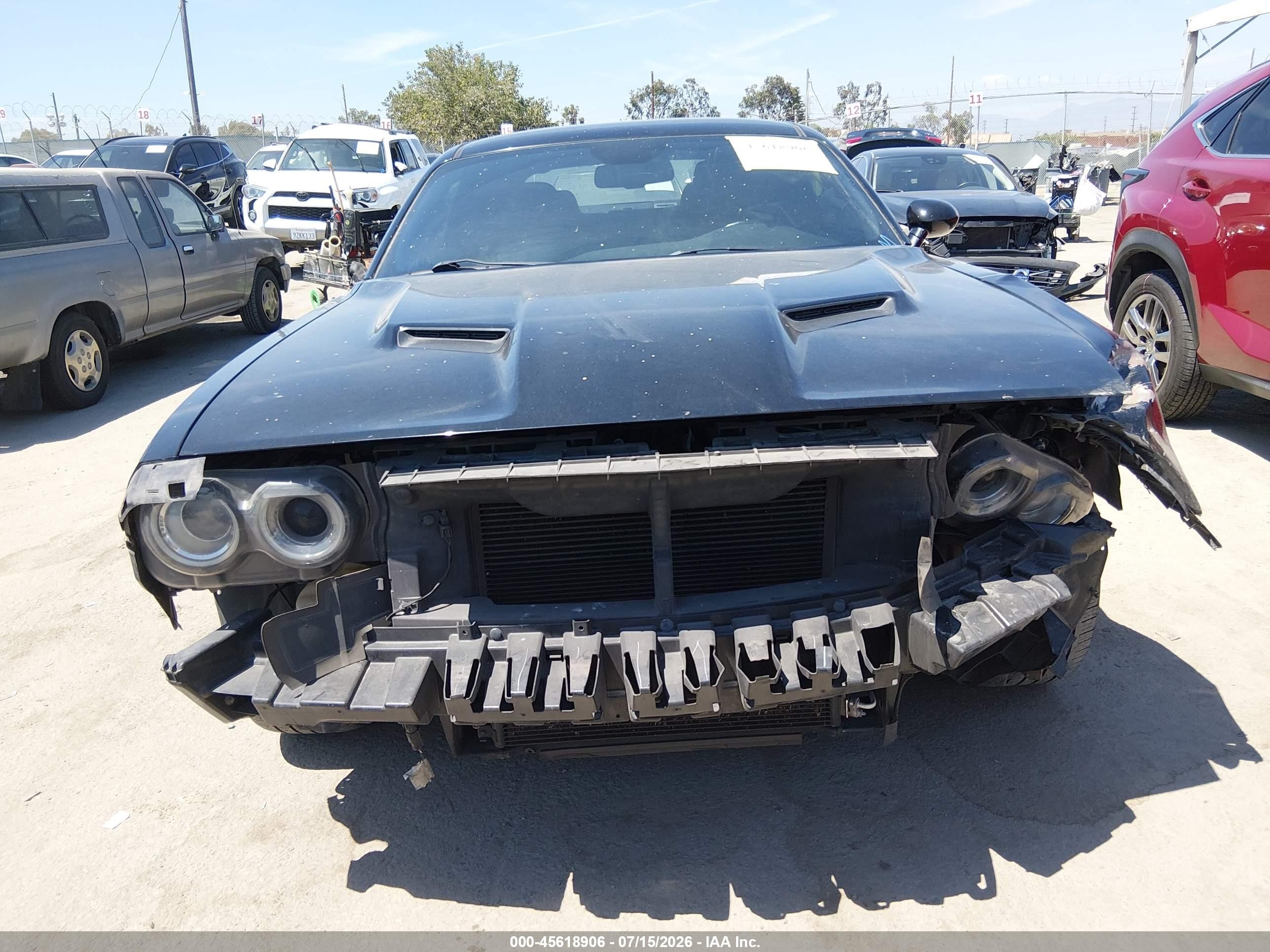 2015 Dodge Challenger Sxt Black vin: 2C3CDZAGXFH798209