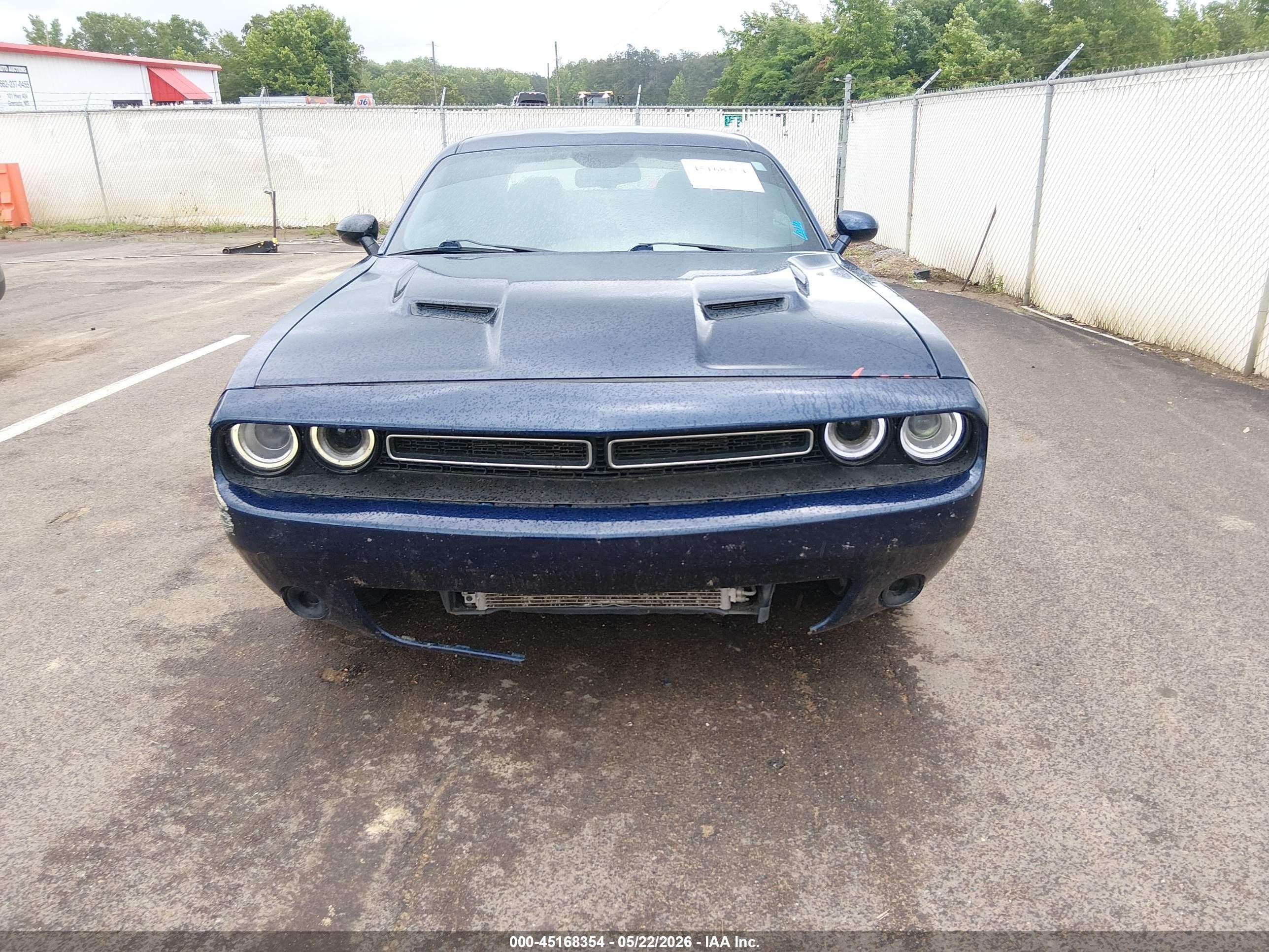2015 Dodge Challenger Sxt Blue vin: 2C3CDZAGXFH873605