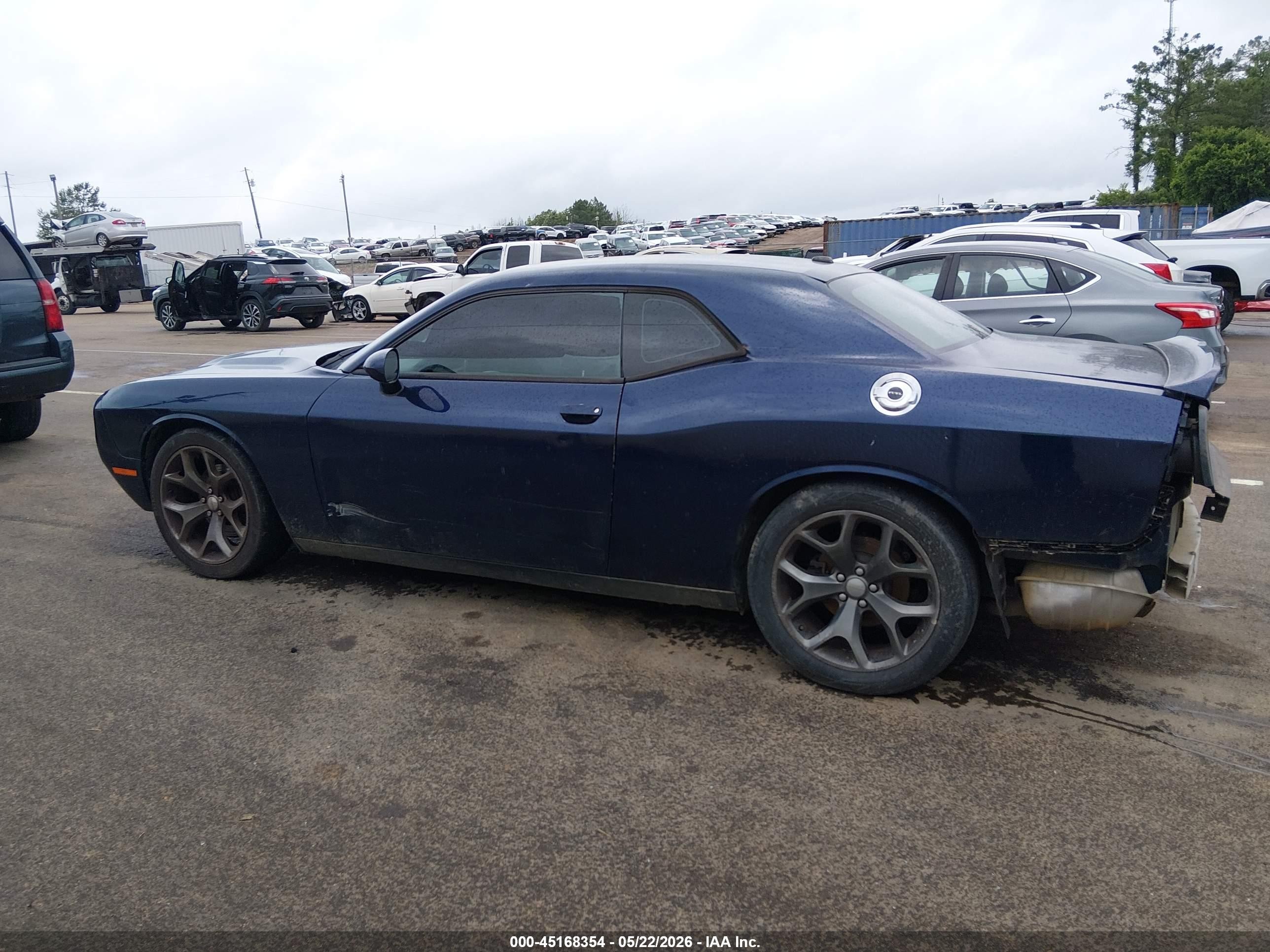 2015 Dodge Challenger Sxt Blue vin: 2C3CDZAGXFH873605