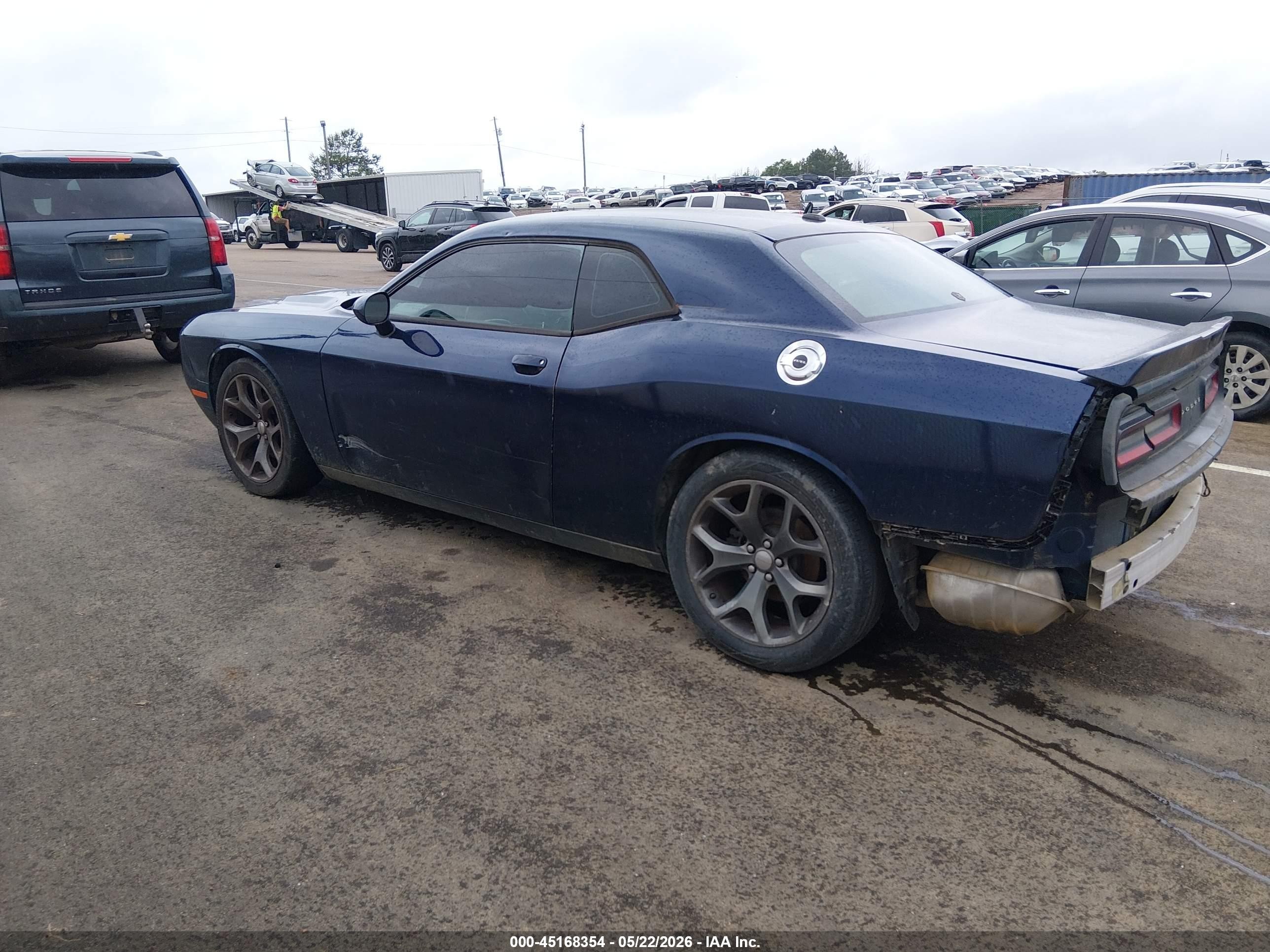 2015 Dodge Challenger Sxt Blue vin: 2C3CDZAGXFH873605