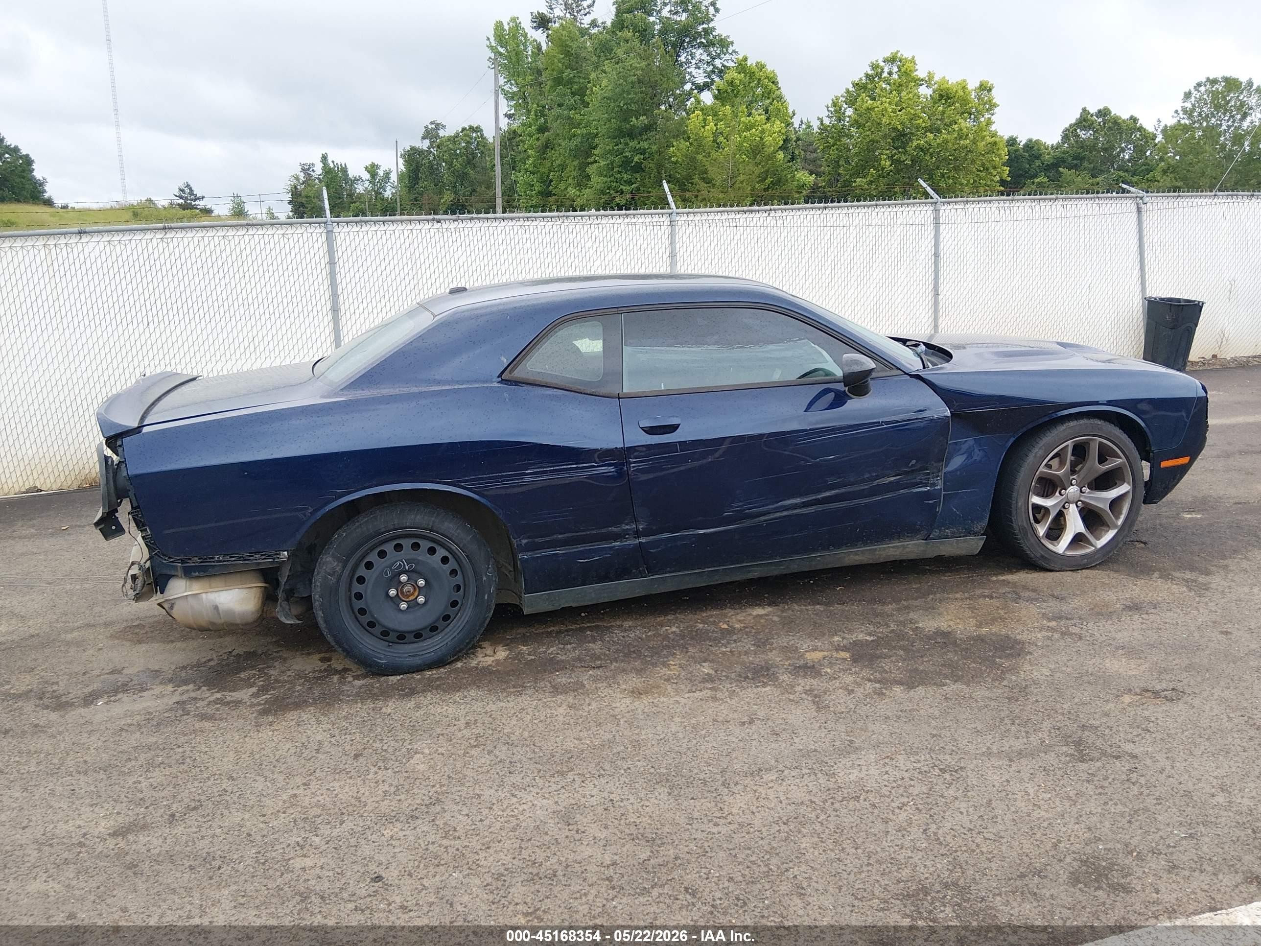 2015 Dodge Challenger Sxt Blue vin: 2C3CDZAGXFH873605