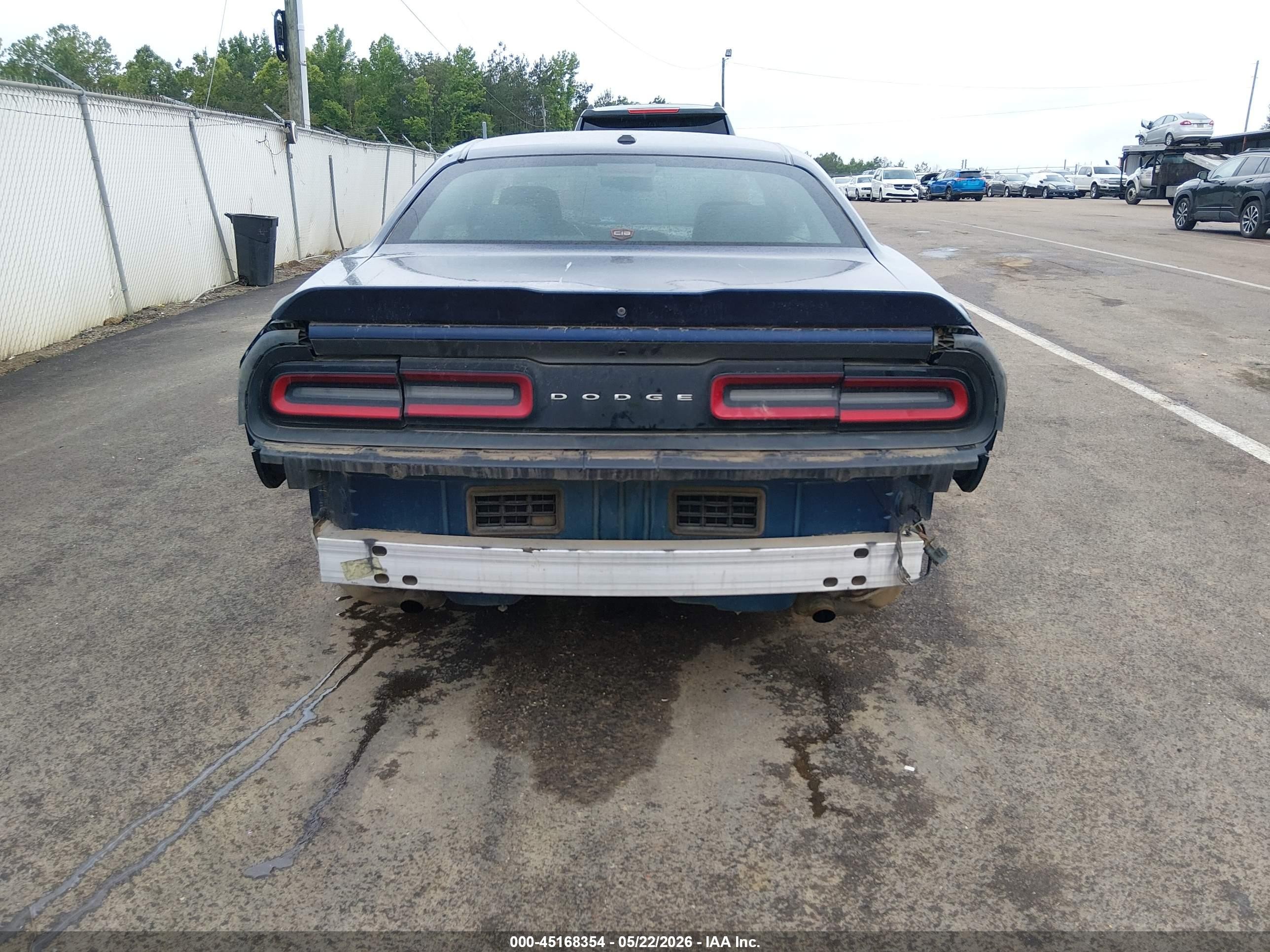2015 Dodge Challenger Sxt Blue vin: 2C3CDZAGXFH873605